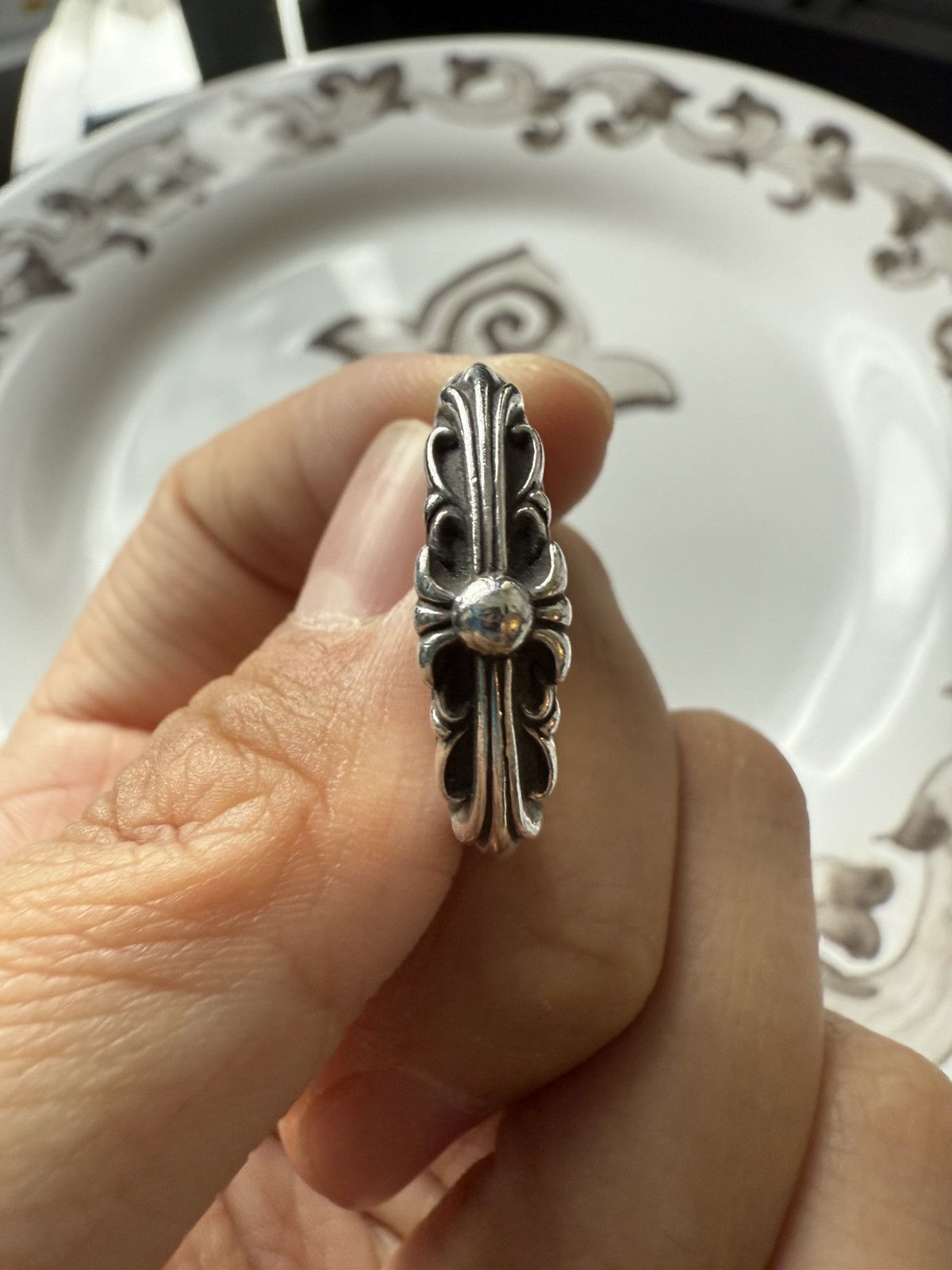 Chrome Hearts 🔥Chrome Hearts Silver Floral Ring Sz10🔥 Size ONE SIZE - 6 Thumbnail