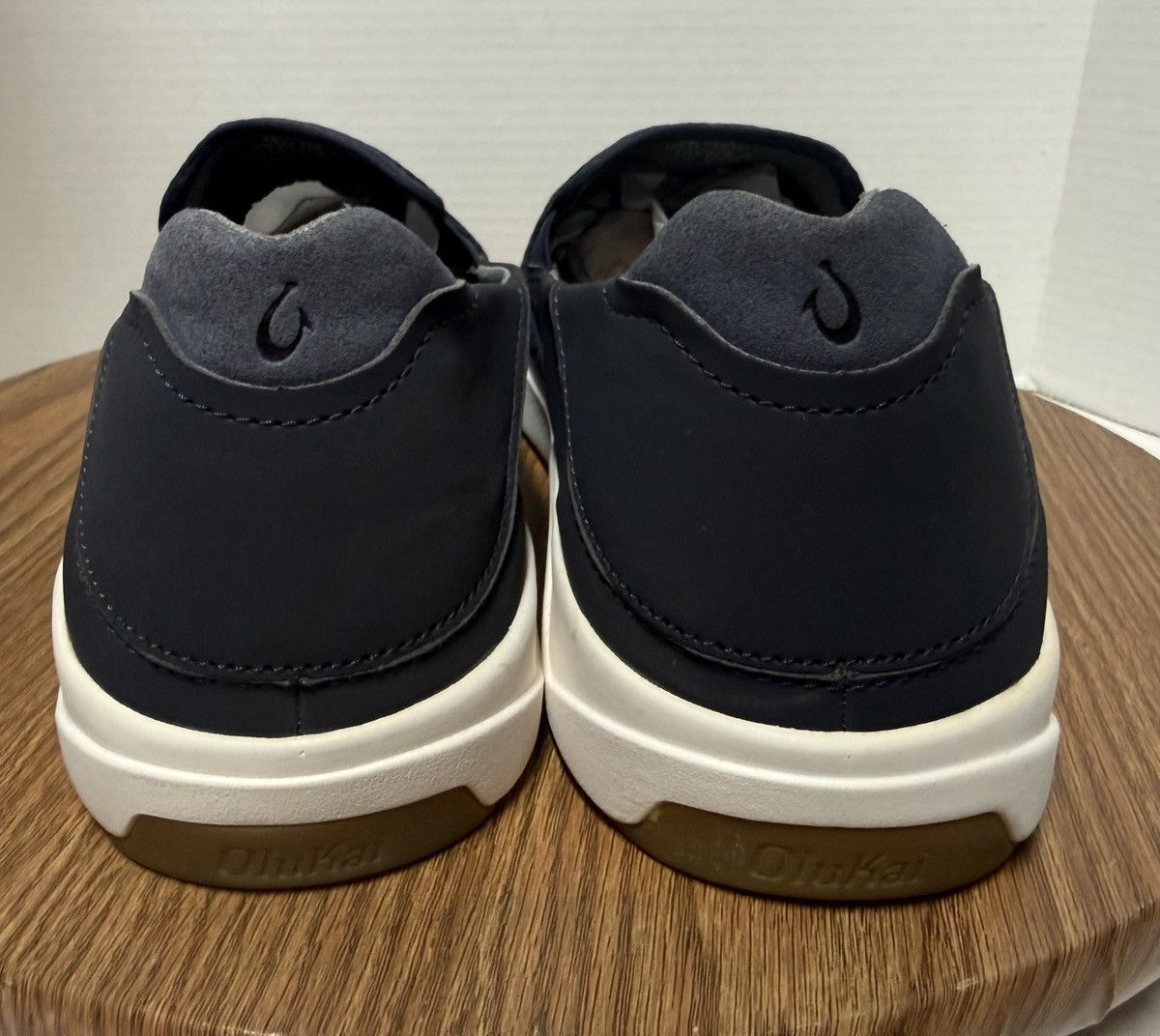 Olukai Olukai Men Navy Blue Slip On Shoes Breathable Mesh Upper Size US 15 / EU 48 - 3 Thumbnail