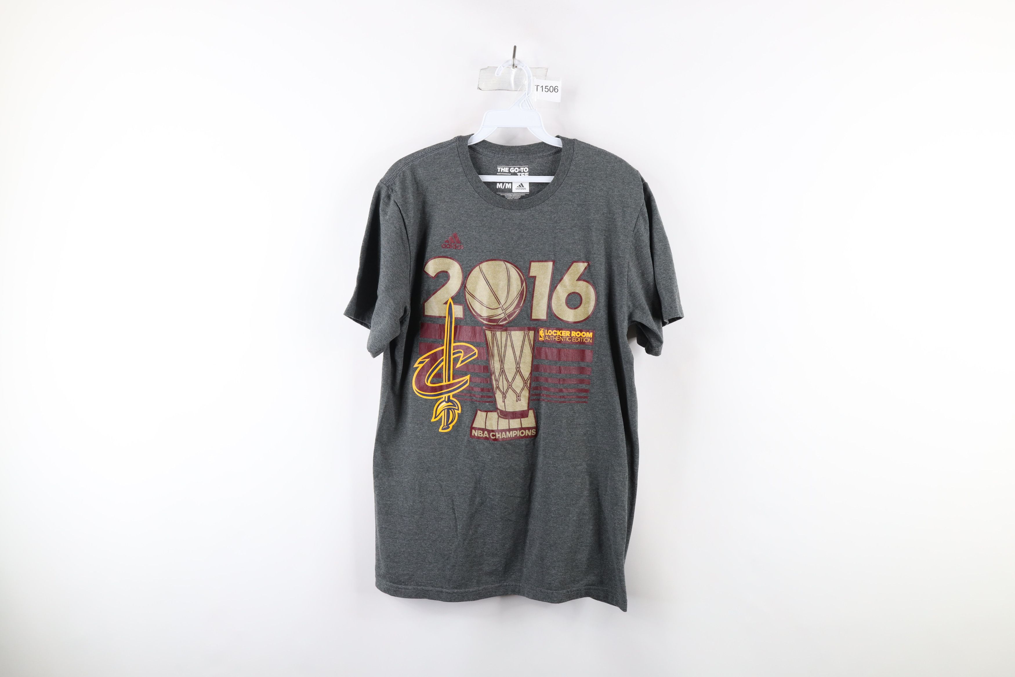 Adidas × Vintage Adidas 2016 Champs Cleveland Cavaliers T-Shirt Lebron Size US M / EU 48-50 / 2 - 1 Thumbnail