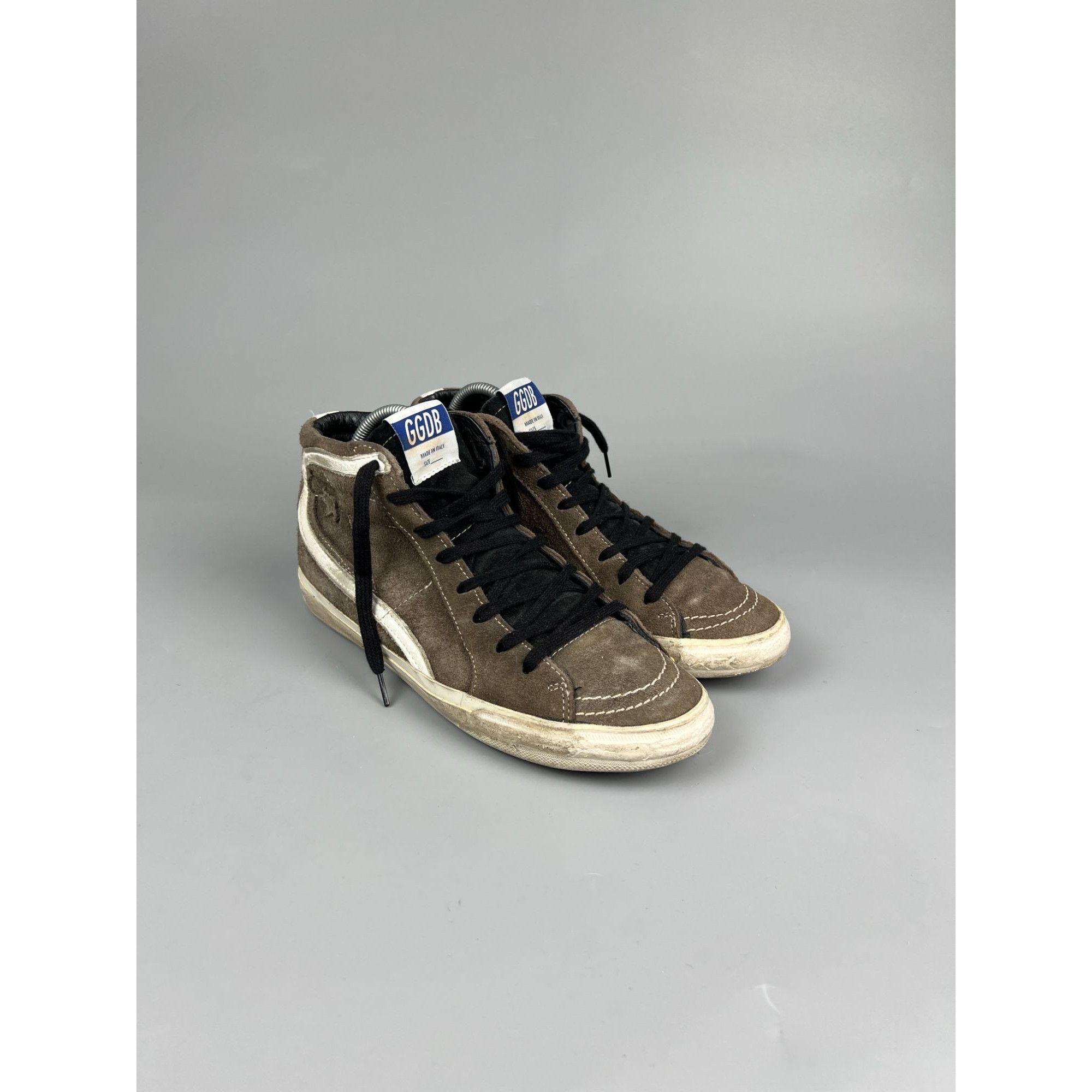 Golden Goose Vintage Golden Goose Hi Top Suede Sneakers (Y0866) Size US 7 / IT 37 - 5 Thumbnail