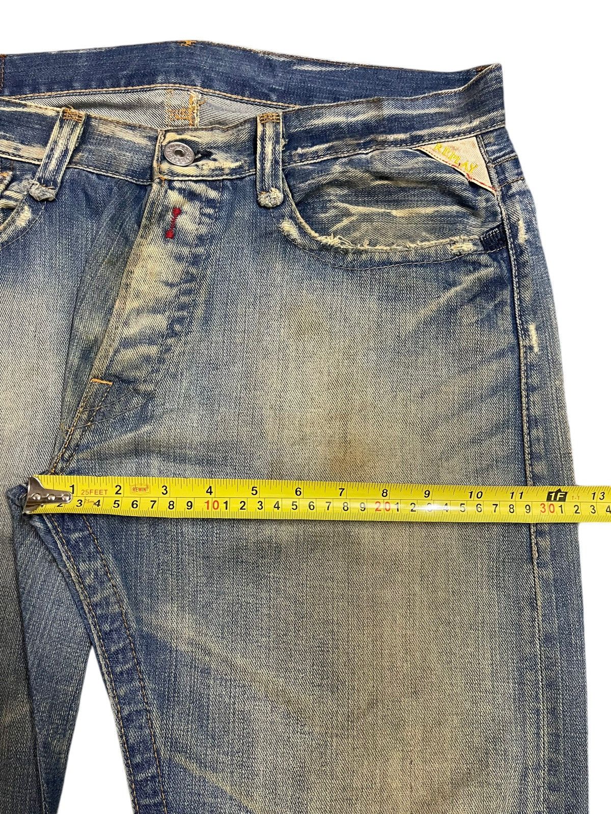 Replay Vintage Replay Mud Wash Classic Style Loose Jeans Size US 36 / EU 52 - 18 Thumbnail