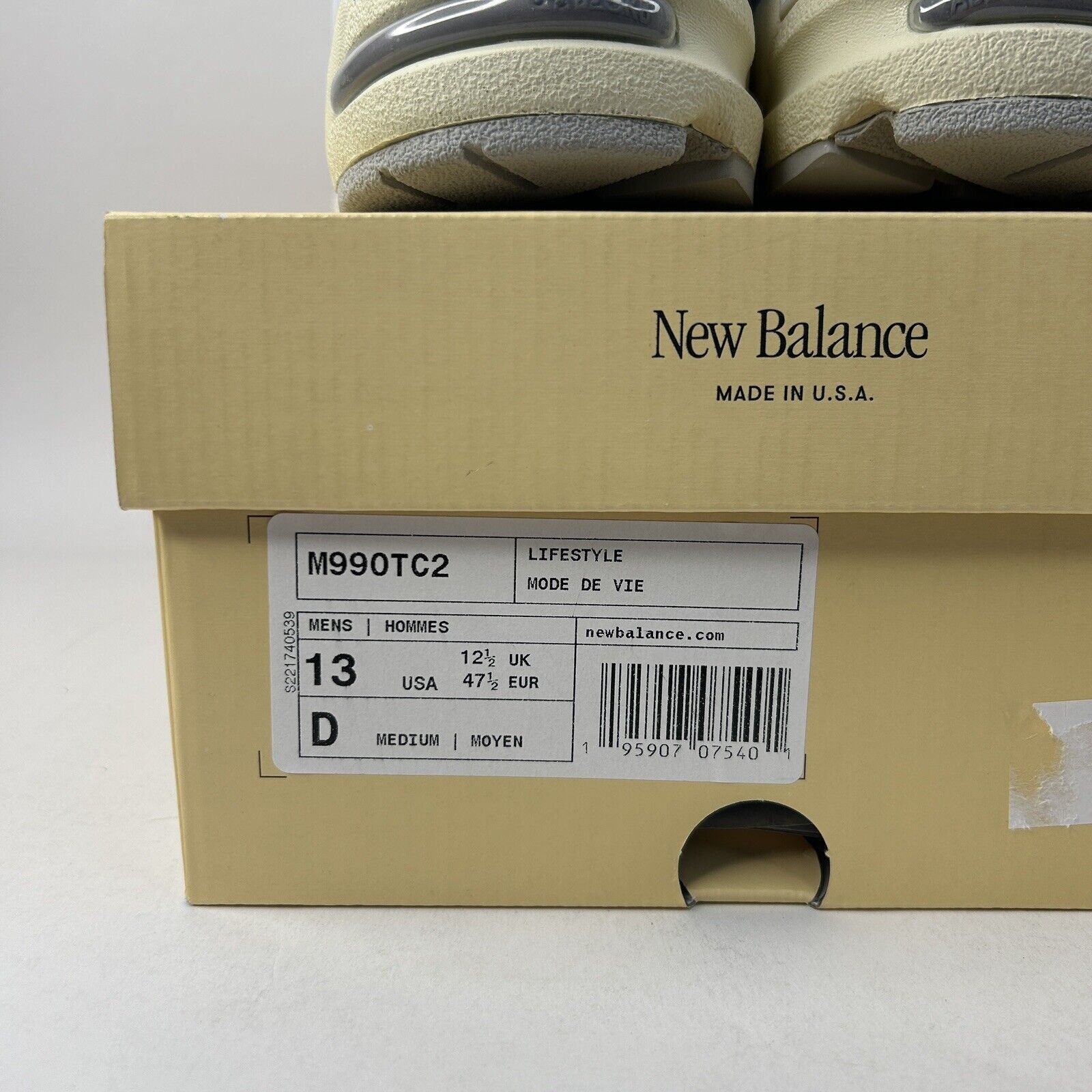 New Balance New Balance x Teddy Santis 990v2 “Sea Salt” 2024 Size US 13 / EU 46 - 5 Thumbnail