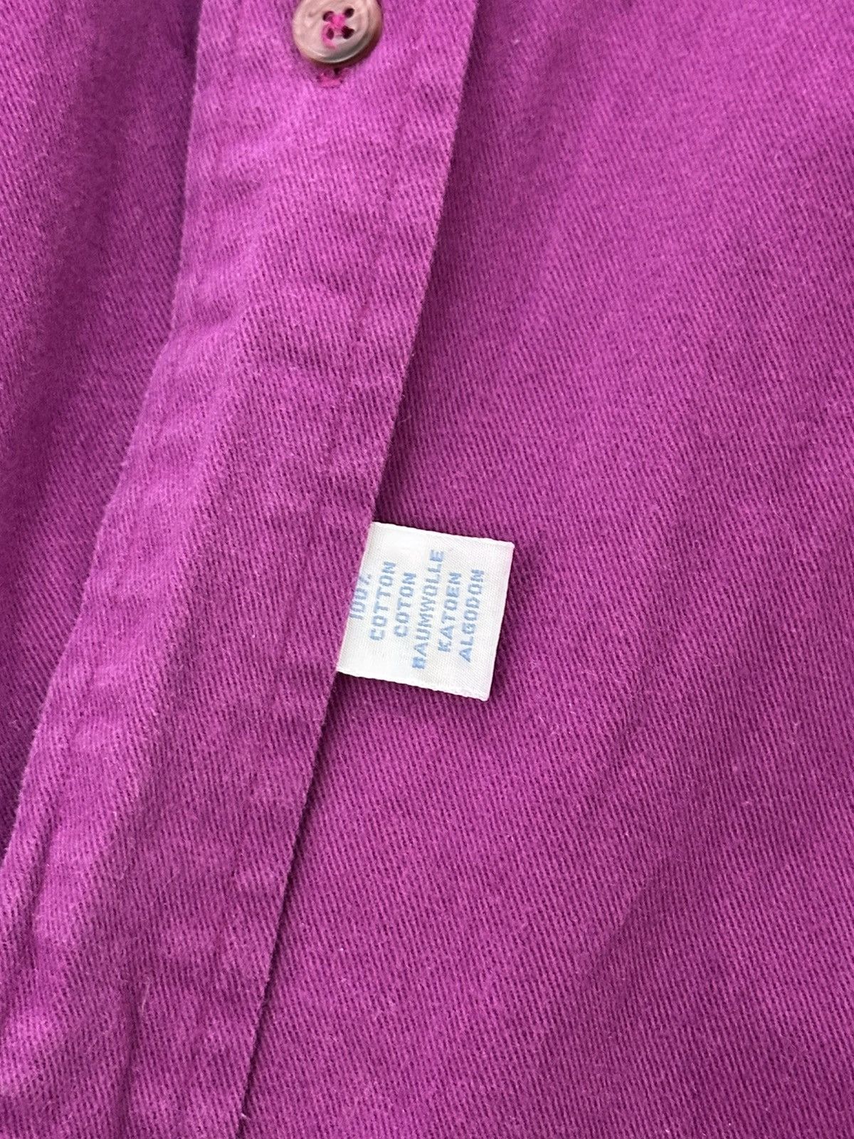 Polo Ralph Lauren × Vintage 90s Polo Ralph Lauren Purple Oxford Shirt USA Made Large Size US L / EU 52-54 / 3 - 2 Thumbnail