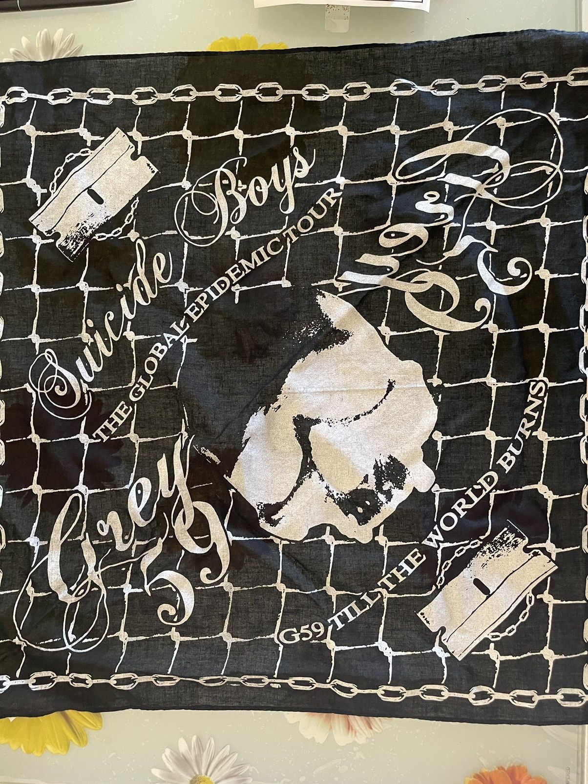 G59 Records Global Epidemic Bandana Tour Size ONE SIZE - 1 Thumbnail