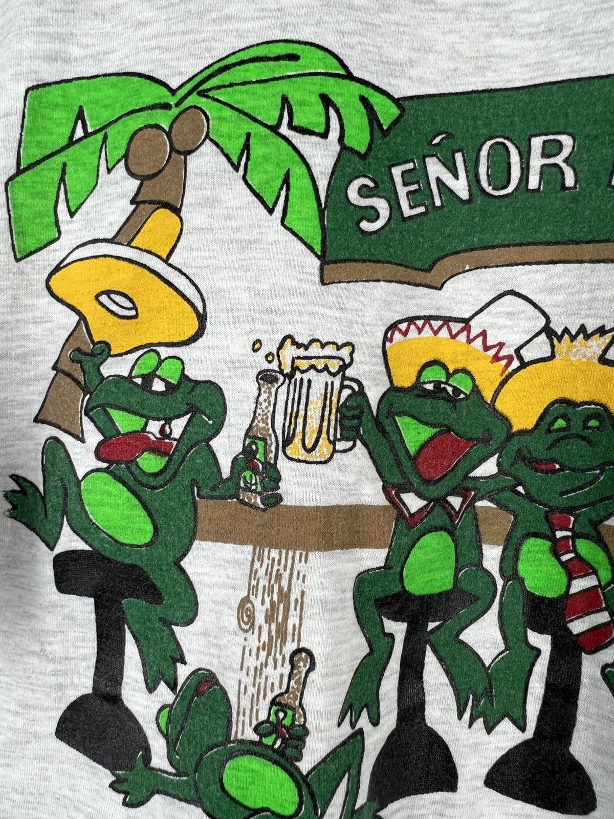 Band Tees Vintage single stitch 90s Senor Frogs humor tee y2k Size US XL / EU 56 / 4 - 4 Thumbnail