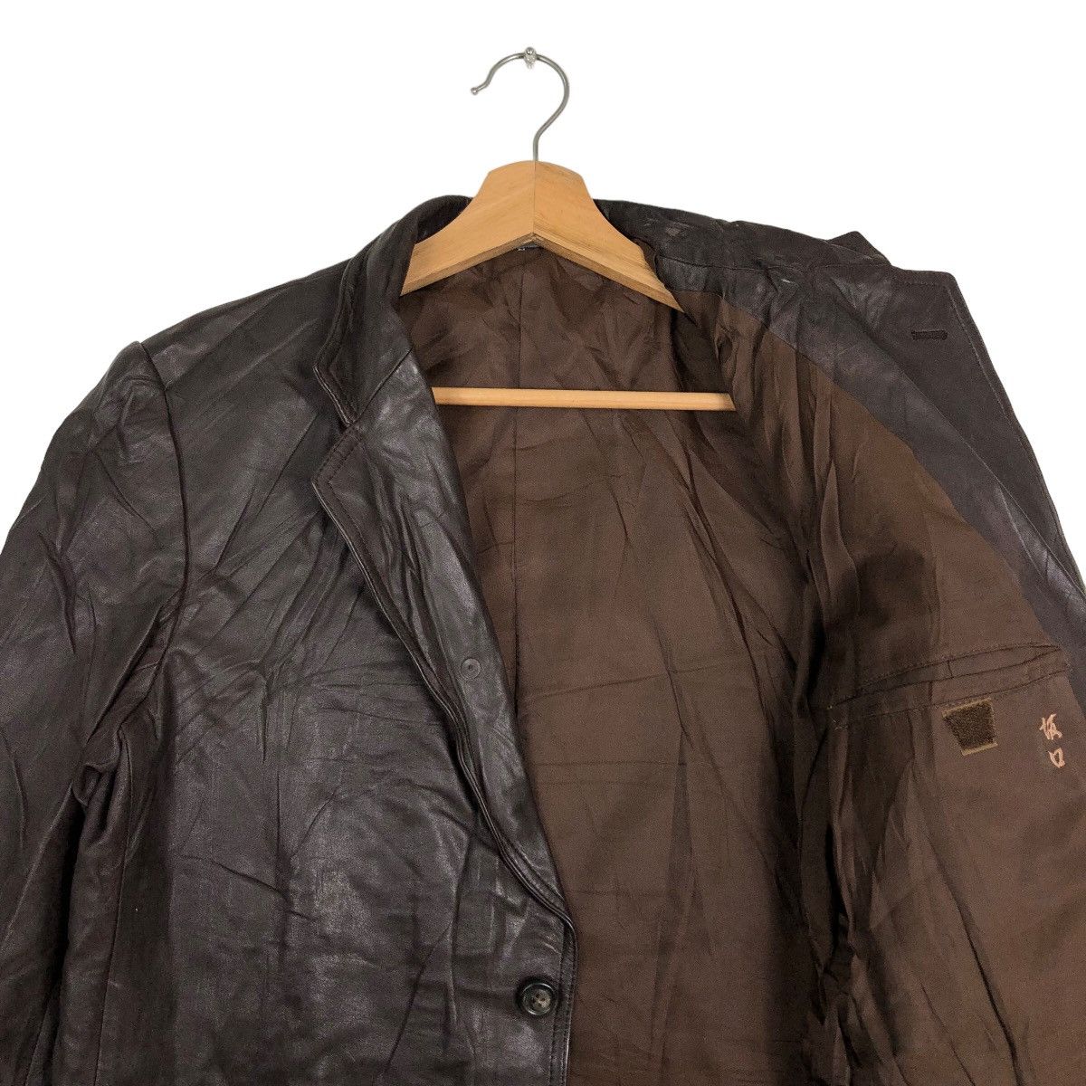Genuine Leather 🔥90’s Double Breast Genuine Leather Jacket Rick Owens Size US L / EU 52-54 / 3 - 10 Thumbnail