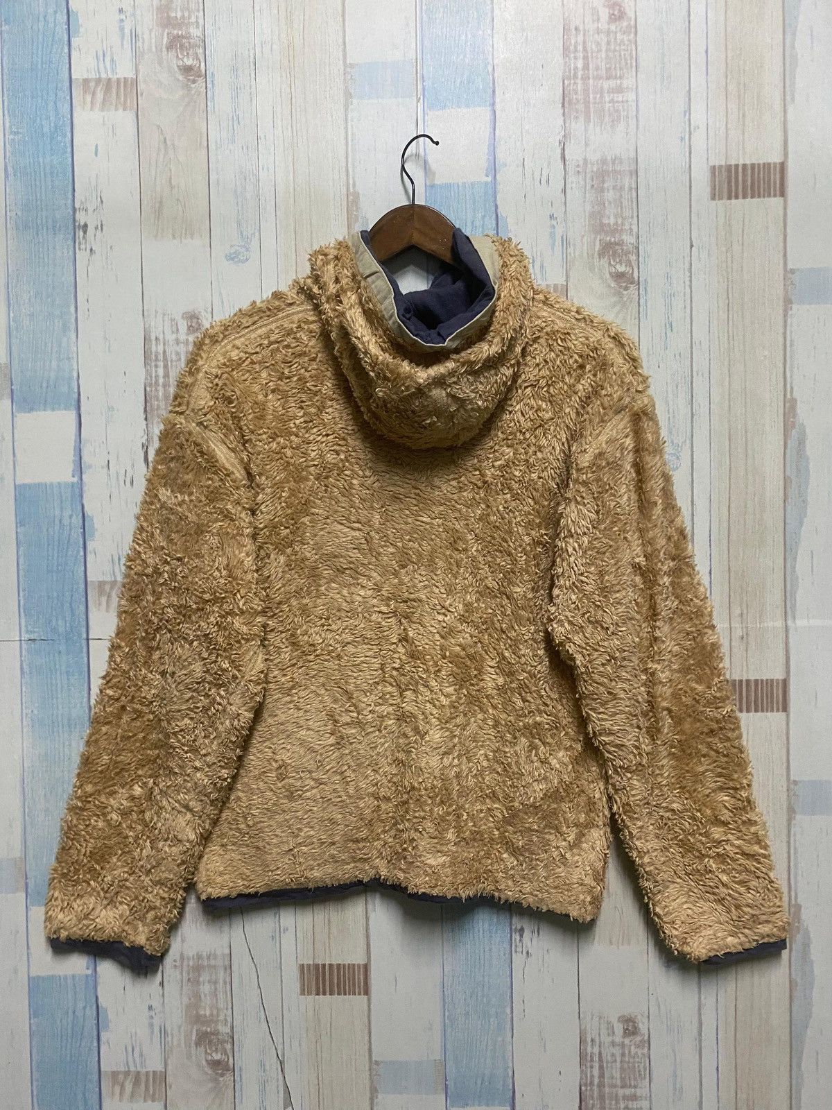 45rpm × Japanese Brand × Vintage Vintage 45rpm Indigo Sherpa Hoodie Zip Up Size S / US 4 / IT 40 - 2 Thumbnail