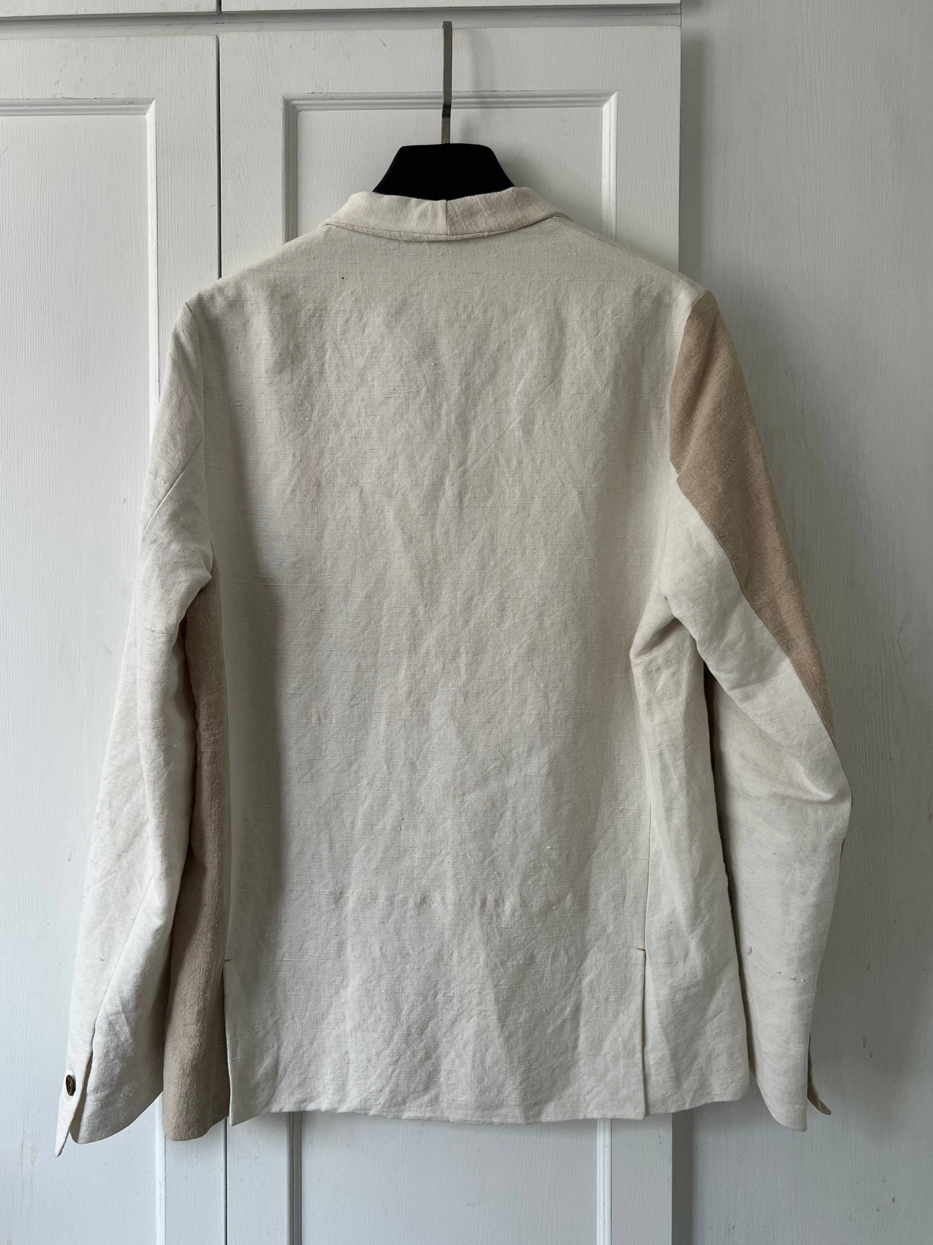Archivio J.M. Ribot SS20 Archivio J.M. Ribot Antique Handwoven Linen Jacket Size US S / EU 44-46 / 1 - 3 Thumbnail