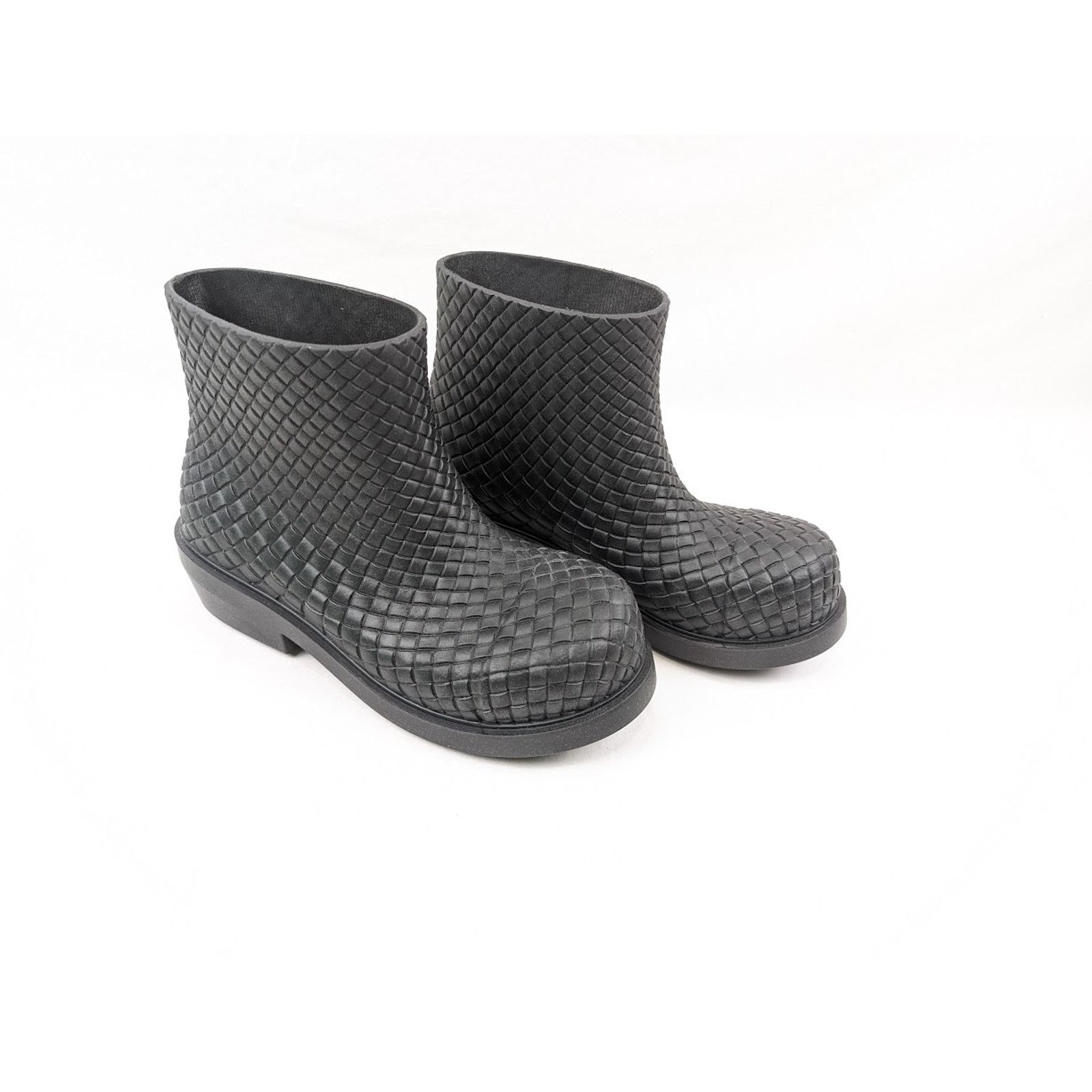 Bottega Veneta o1rshd1 Fireman Ankle Boots in Black Size US 7 / EU 40 - 11 Thumbnail