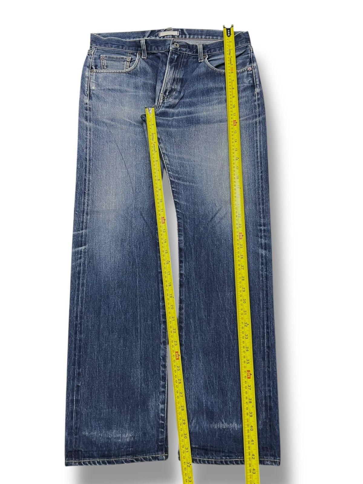 Uniqlo Vintage Uniqlo Selvedge Denim Japan - Faded Wash Jeans Size US 36 / EU 52 - 15 Thumbnail