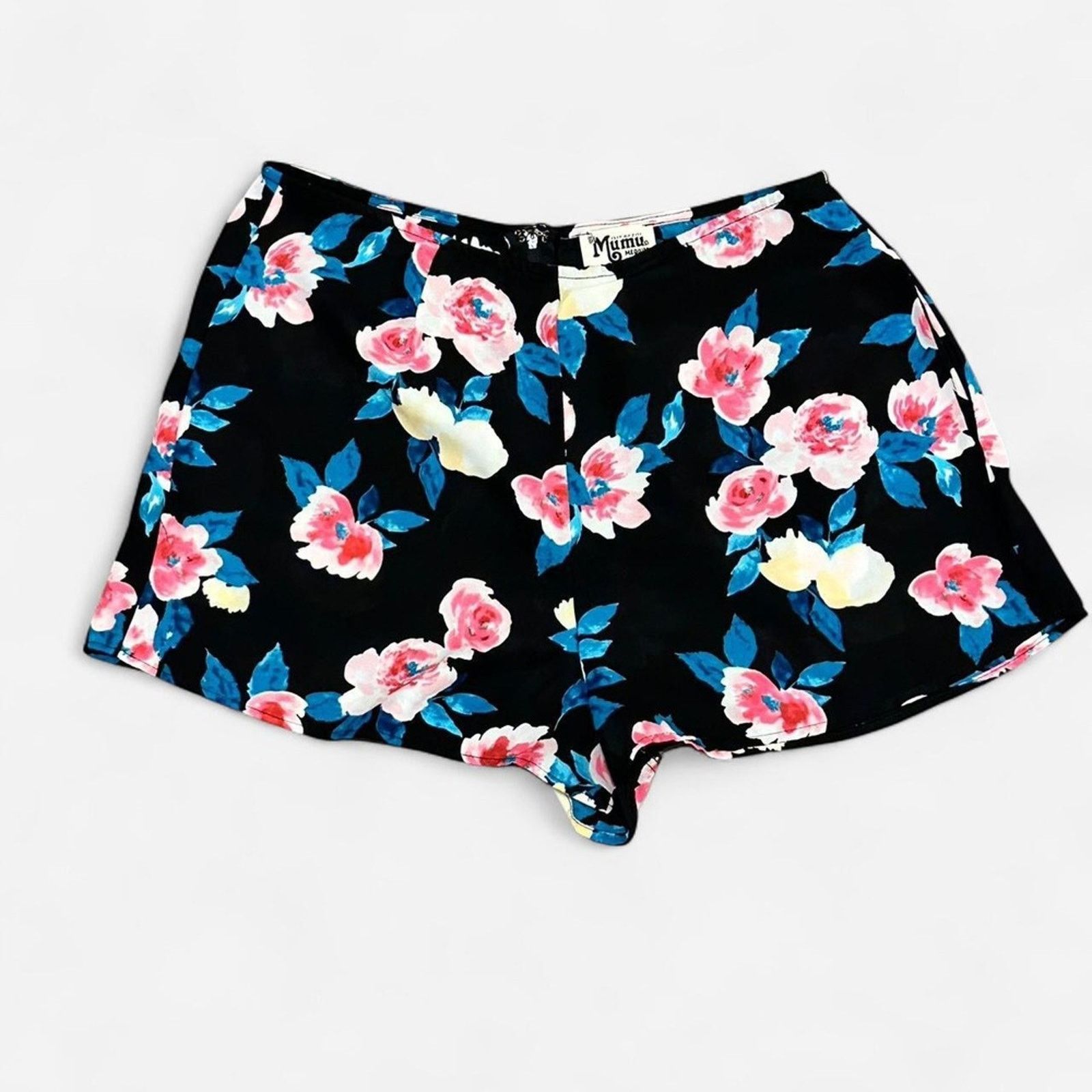 Show Me Your MuMu Show Me Your Mumu Sawyer sheer micro shorts Black Floral sm Size 24" / US 00 / IT 34 - 1 Thumbnail