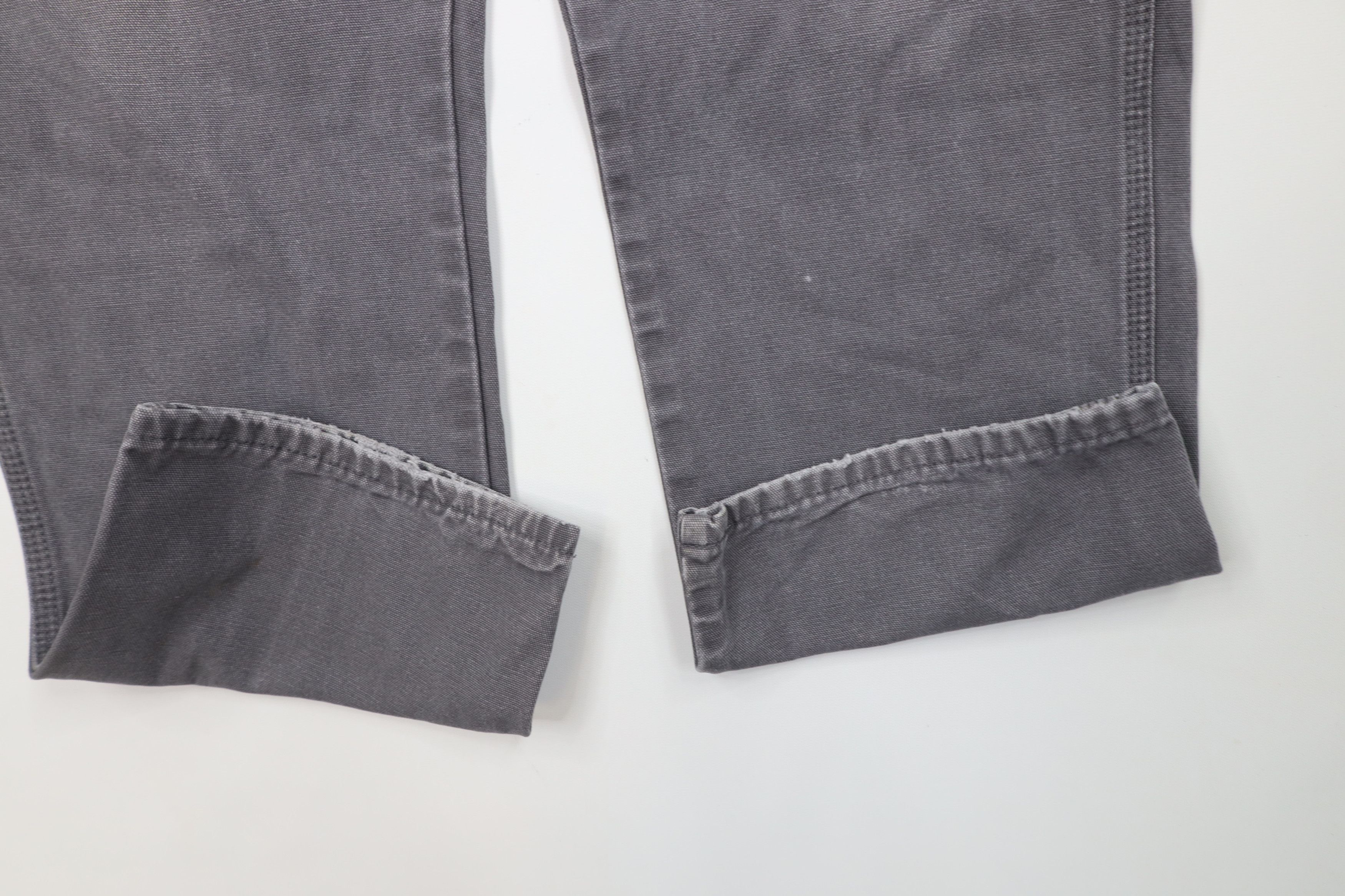Dickies Vintage Dickies Canvas Wide Leg Dungaree Pants Gray Cotton Size US 36 / EU 52 - 5 Thumbnail