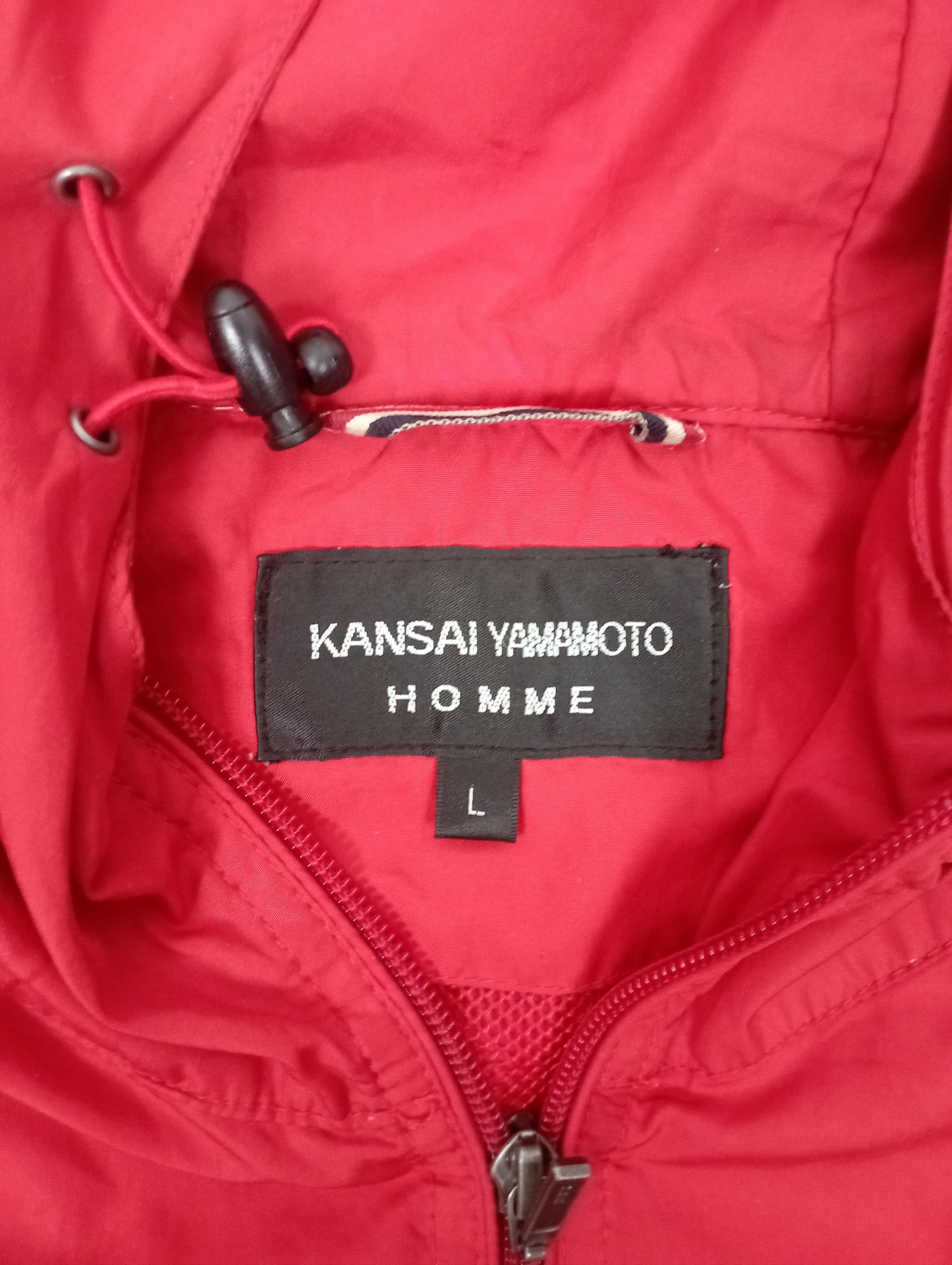 Kansai Yamamoto × Vintage Vintage Kansai Yamamoto Two Tone Windbreaker Jacket Size US L / EU 52-54 / 3 - 3 Thumbnail
