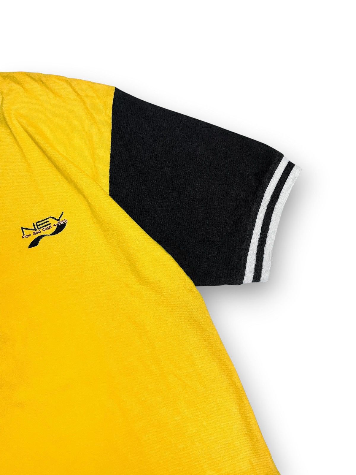 Vintage 90s Nev Future Shapes Two Tone Vintage Polo Shirt Size US M / EU 48-50 / 2 - 3 Thumbnail