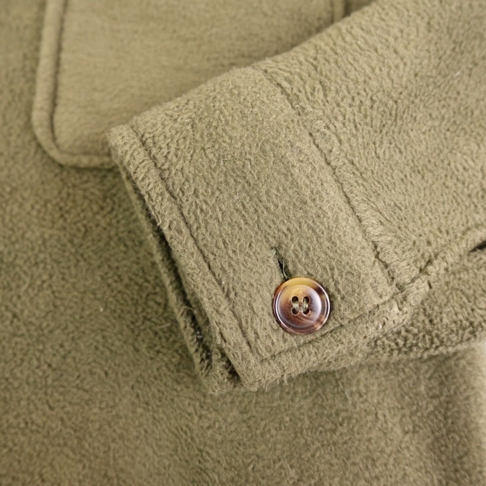 Vintage Altar'd State Jacket Womens Small Green Fleece Shacket Button Front Pockets Size S / US 4 / IT 40 - 6 Thumbnail