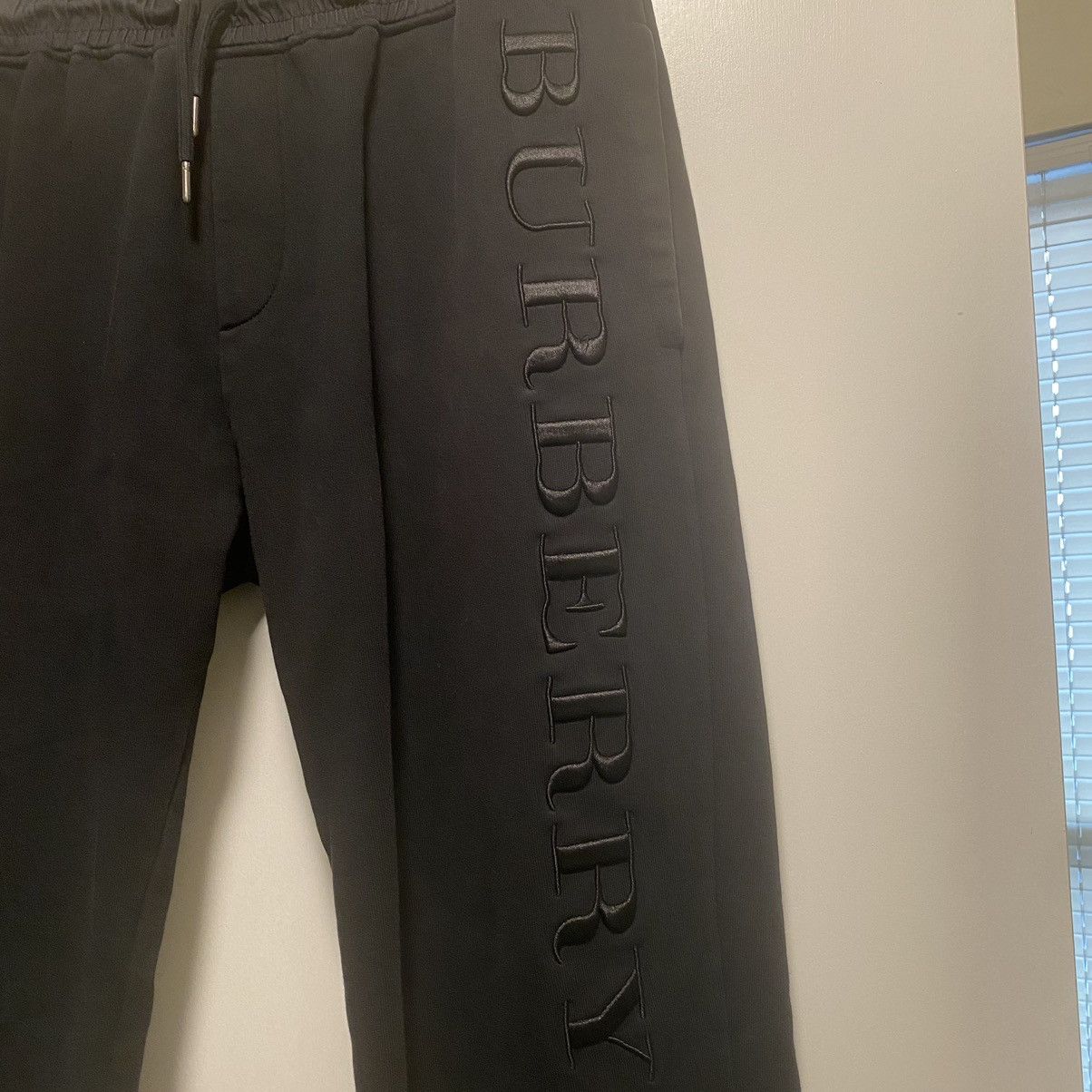 Burberry Burberry Black Monogram Sweatpants Size US 38 / EU 54 - 6 Thumbnail