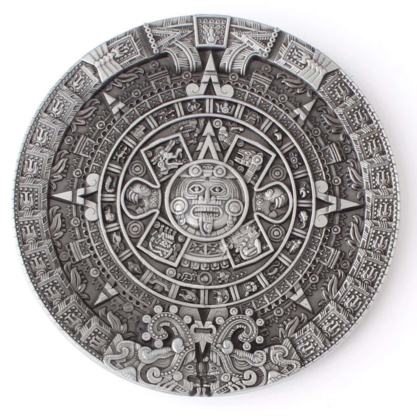 Japanese Brand Aztec Solar Calendar Belt Buckle ( no belt ) Size ONE SIZE - 1 Thumbnail