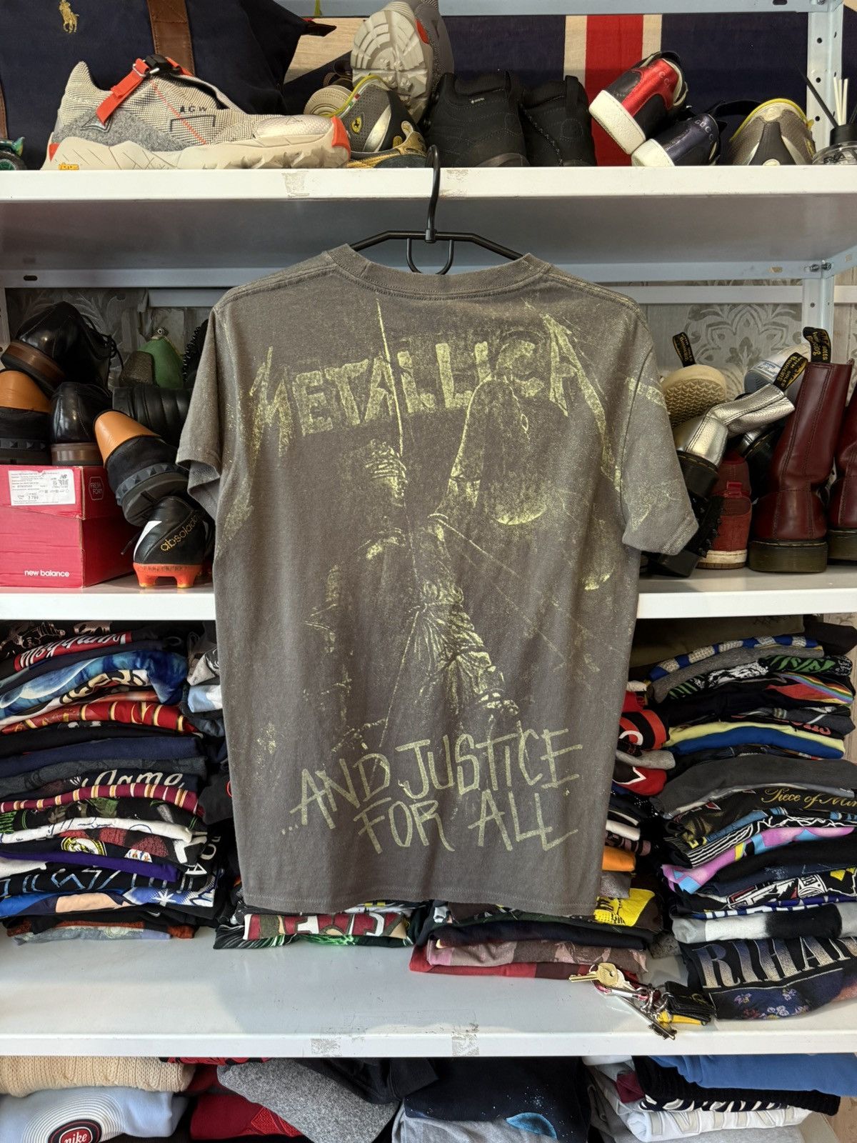 Metallica Metallica And Justice For All Vintage Rock Band Overprinted Size US S / EU 44-46 / 1 - 3 Thumbnail