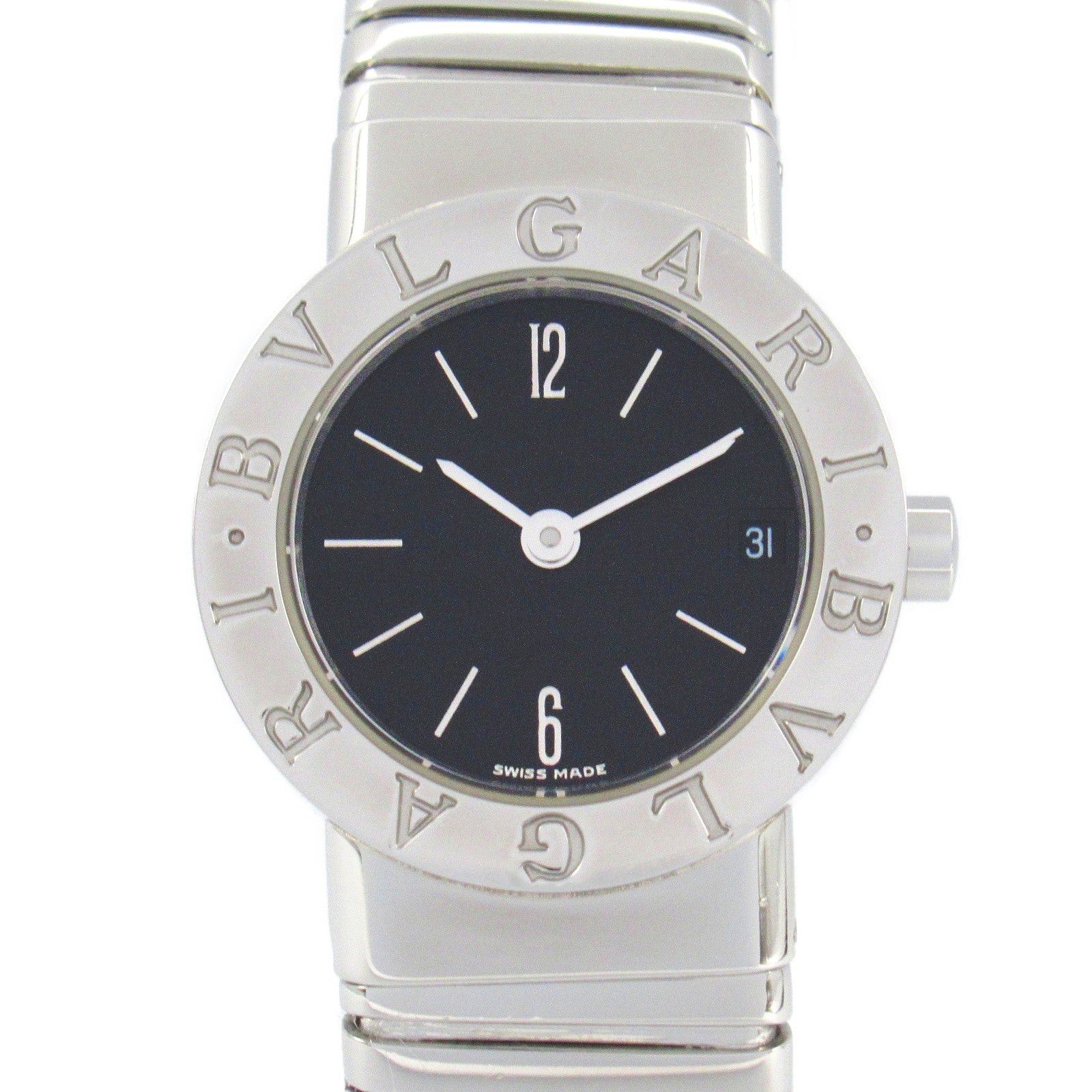 Bvlgari Bvlgari Tubogas Women Watch Quartz Stainless Steel Black Size ONE SIZE - 1 Thumbnail