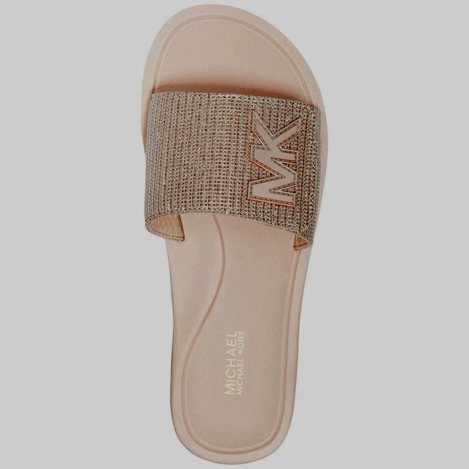 Michael Kors Michael Kors Womens MK Slide Glitter Platform 8 NEW Size US 8 / IT 38 - 4 Thumbnail