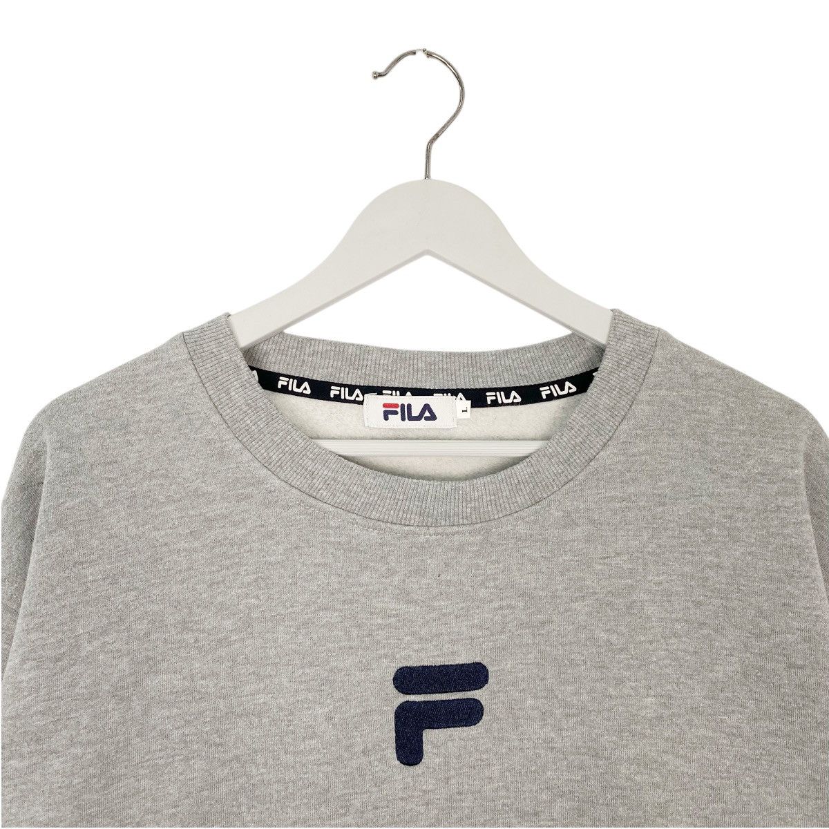 Other Vintage Fila Crewneck Sweathirt Gray Pullover Jumper Size L Size US L / EU 52-54 / 3 - 4 Thumbnail
