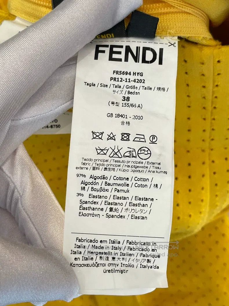 Fendi Fendi Yellow casual shorts Size 25" / US 0 / IT 36 - 5 Thumbnail