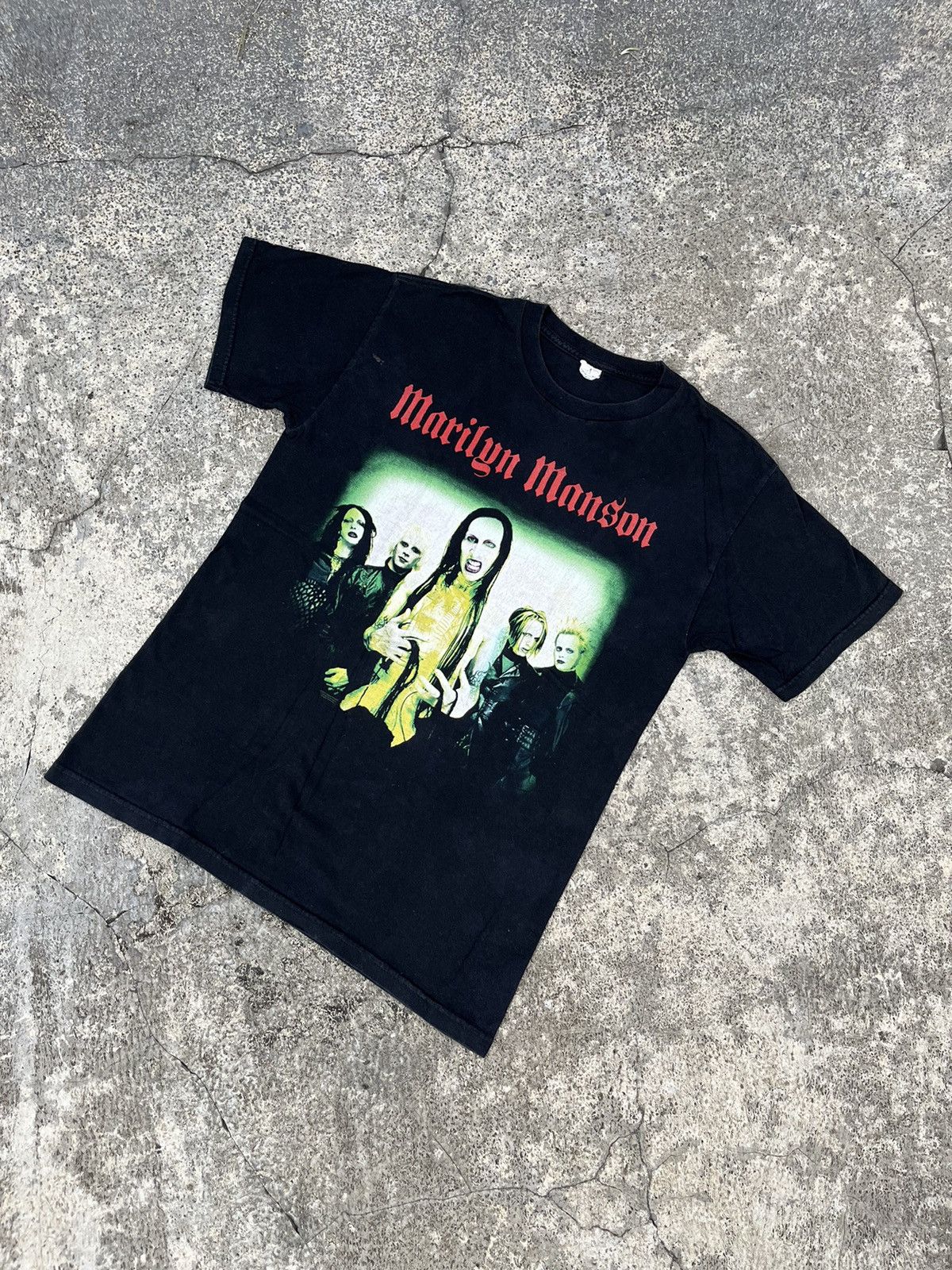 Marilyn Manson × Vintage Vintage Marilyn Manson Band Tee Size US M / EU 48-50 / 2 - 1 Thumbnail