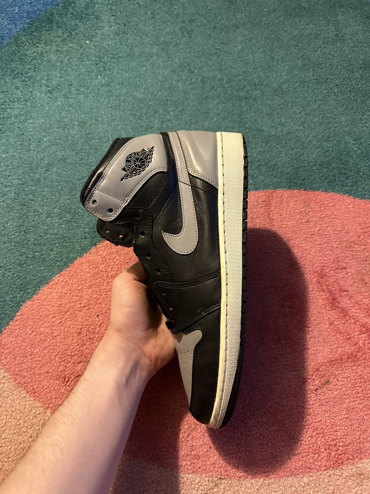 Jordan Brand Air Jordan 1 Retro High OG Shadow 2013 Size US 12 / EU 45 - 11 Thumbnail