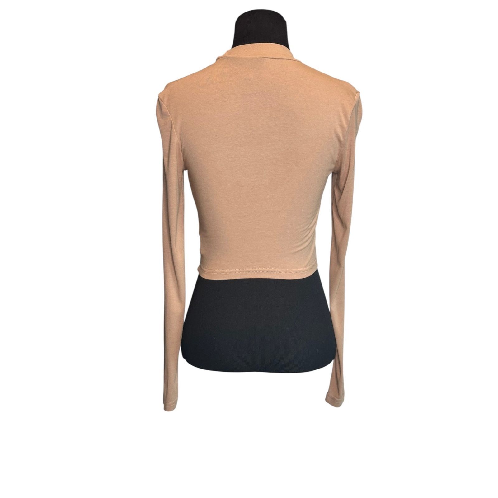 Shein Shein beige long sleeves t shirt top size Small Size S / US 4 / IT 40 - 9 Thumbnail