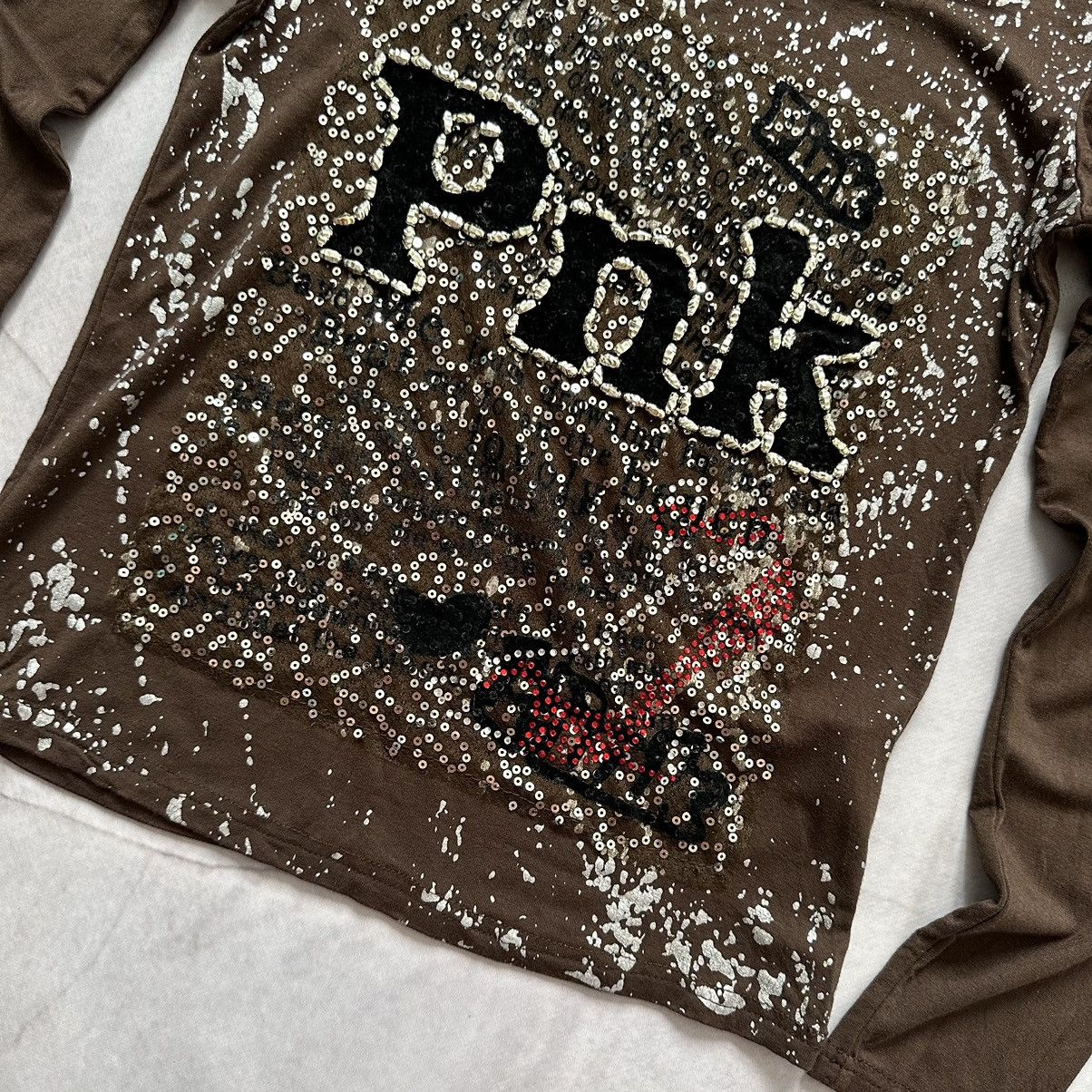 Hysteric Glamour × If Six Was Nine × Japanese Brand Y2K Punk Hysteric Glamour Style Rhinestones Long Sleeve Size M / US 6-8 / IT 42-44 - 7 Thumbnail