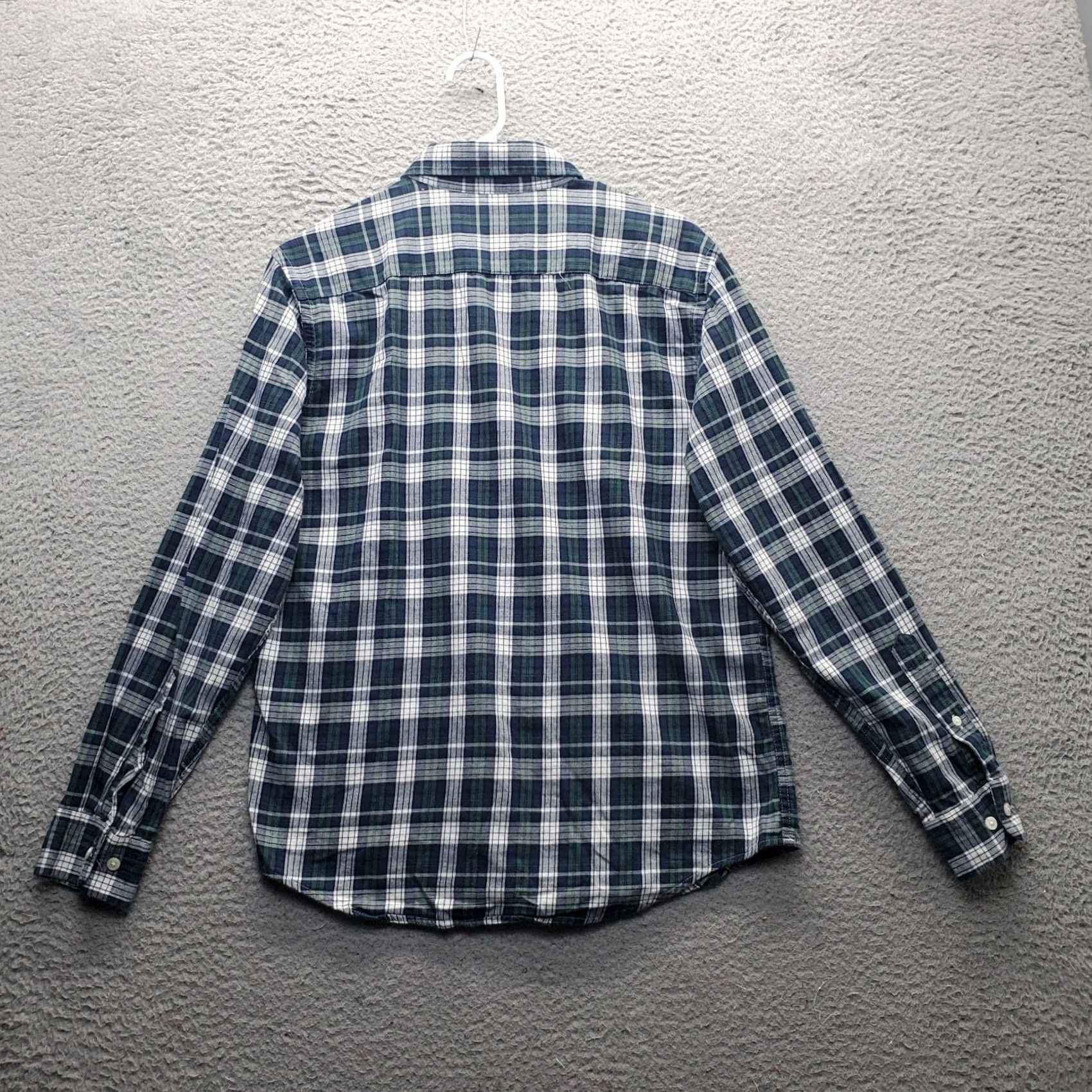 Banana Republic Banana Republic Shirt Mens M Multi Plaid Button-Up Collared Untucked Fit 100% Cotton Long Sleeve Casual Travel Size US M / EU 48-50 / 2 - 2 Thumbnail