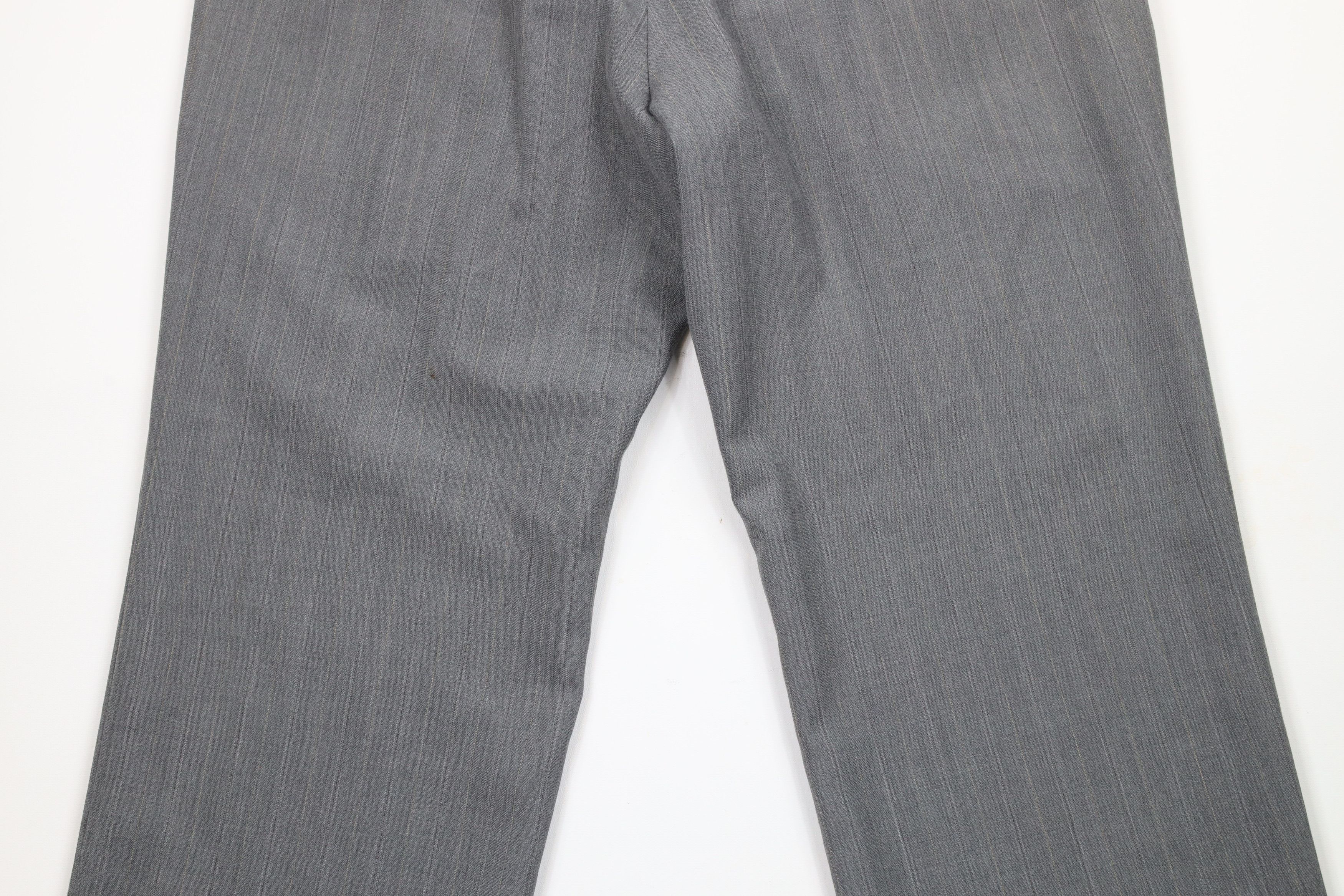 Vintage Vintage 90s Streetwear Pinstriped Wide Leg Chino Pants Size US 38 / EU 54 - 11 Thumbnail
