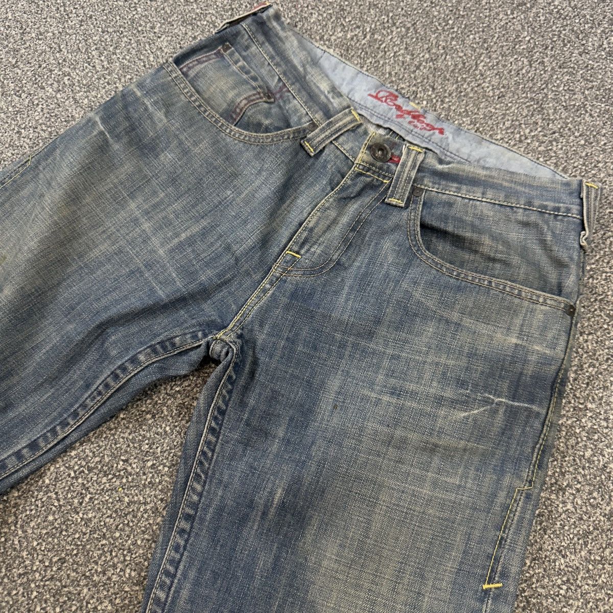 Engineered Garments × Levi's Vintage Levis Redloop Baggy Buckle Pants Denim Size US 30 / EU 46 - 3 Thumbnail