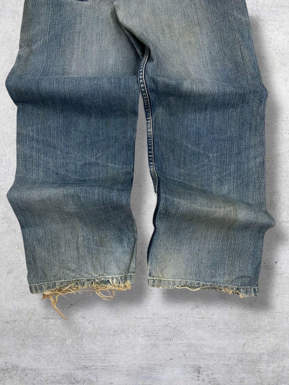 Levi's Vintage Clothing VINTAGE 504 LEVIS USA DESIGNER 90S MUDWASH DISTRESSED DENIM Size US 29 - 10 Thumbnail