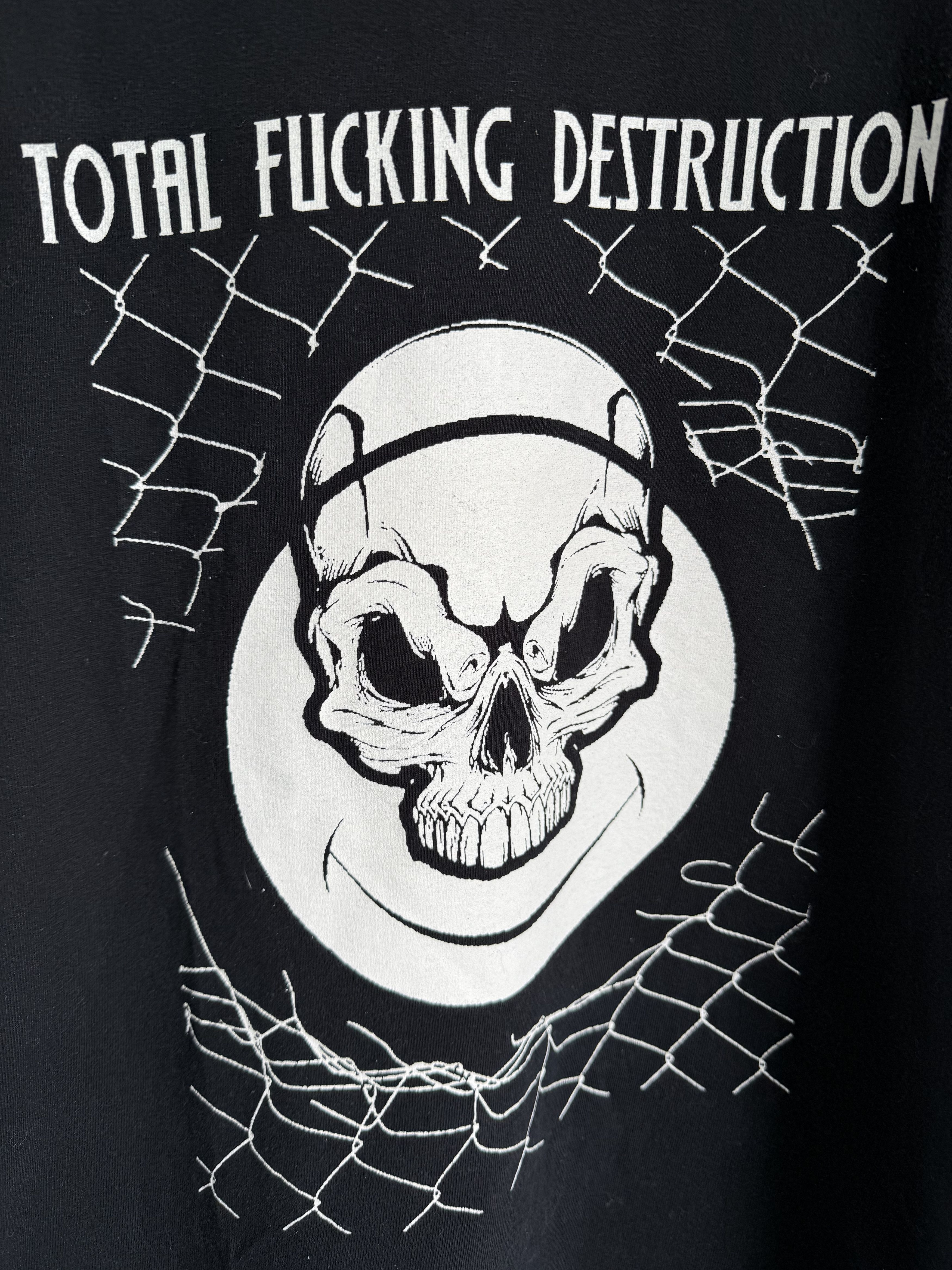 Band Tees × Vintage Vintage 2011 Total Fucking Destruction hater t-shirt Size US L / EU 52-54 / 3 - 3 Thumbnail