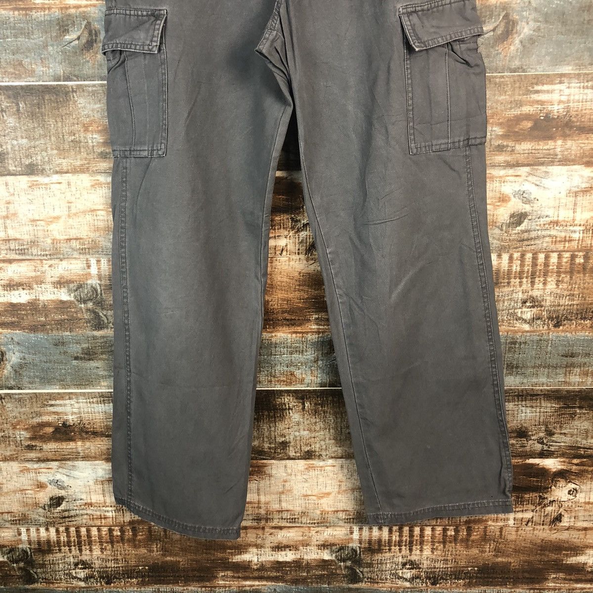 Japanese Brand DL Japanese Brand Gray Cargo Multipocket Pants #C655 Size US 27 - 6 Thumbnail