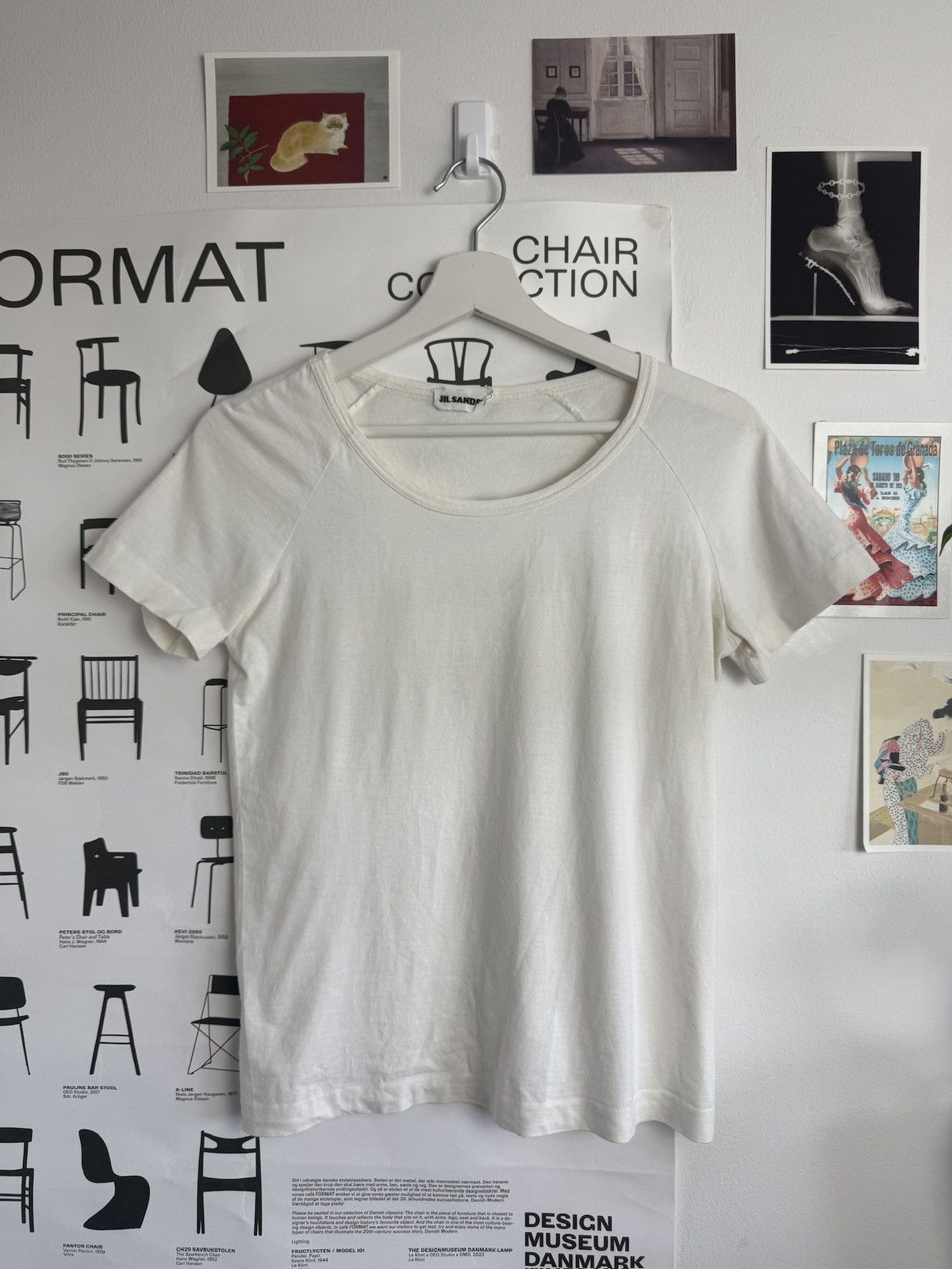 Jil Sander Jil Sander basic white t-shirt M designer luxury old money Size M / US 6-8 / IT 42-44 - 1 Thumbnail