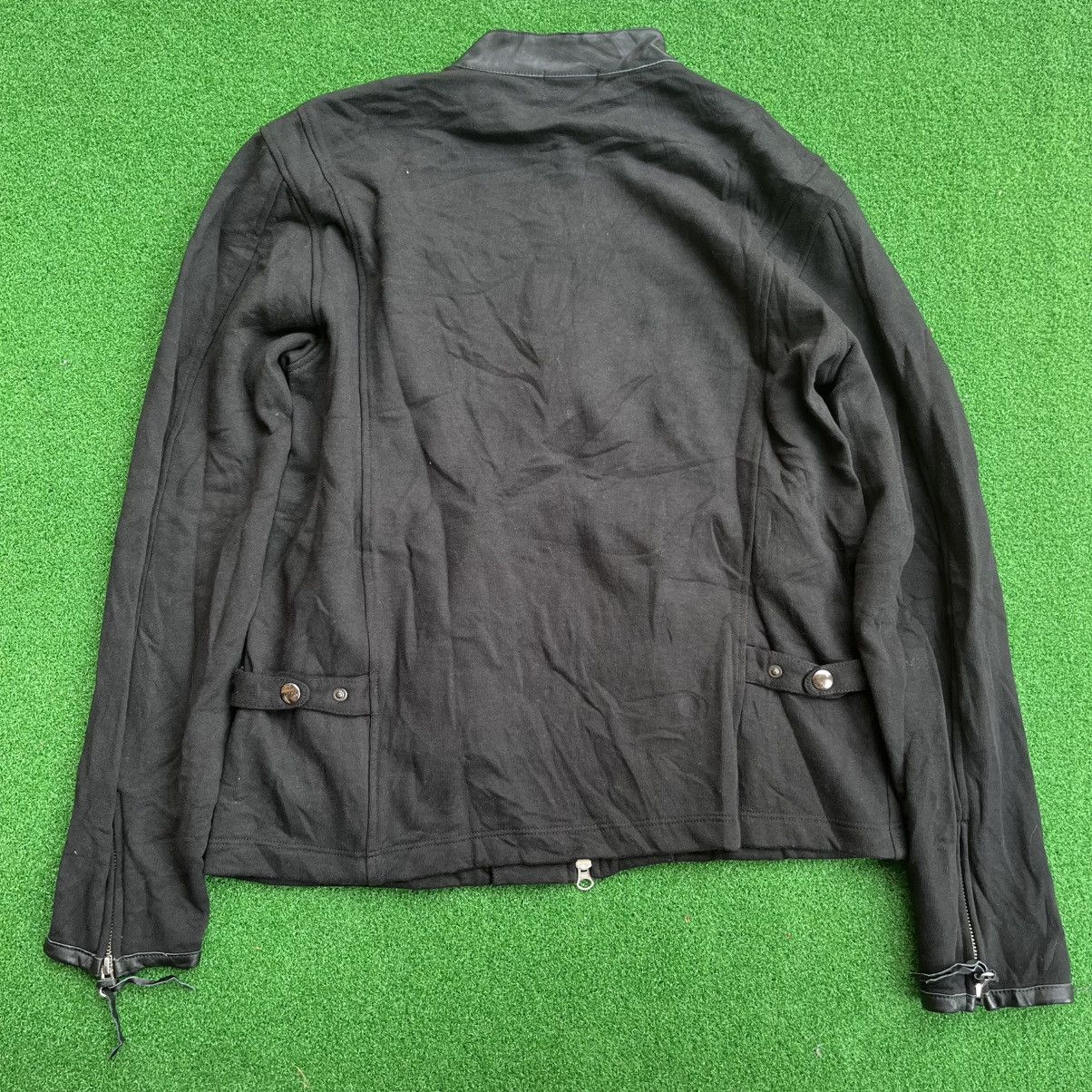 Japanese Brand Comma ca ism cotton trim leather jacket Size US M / EU 48-50 / 2 - 5 Thumbnail