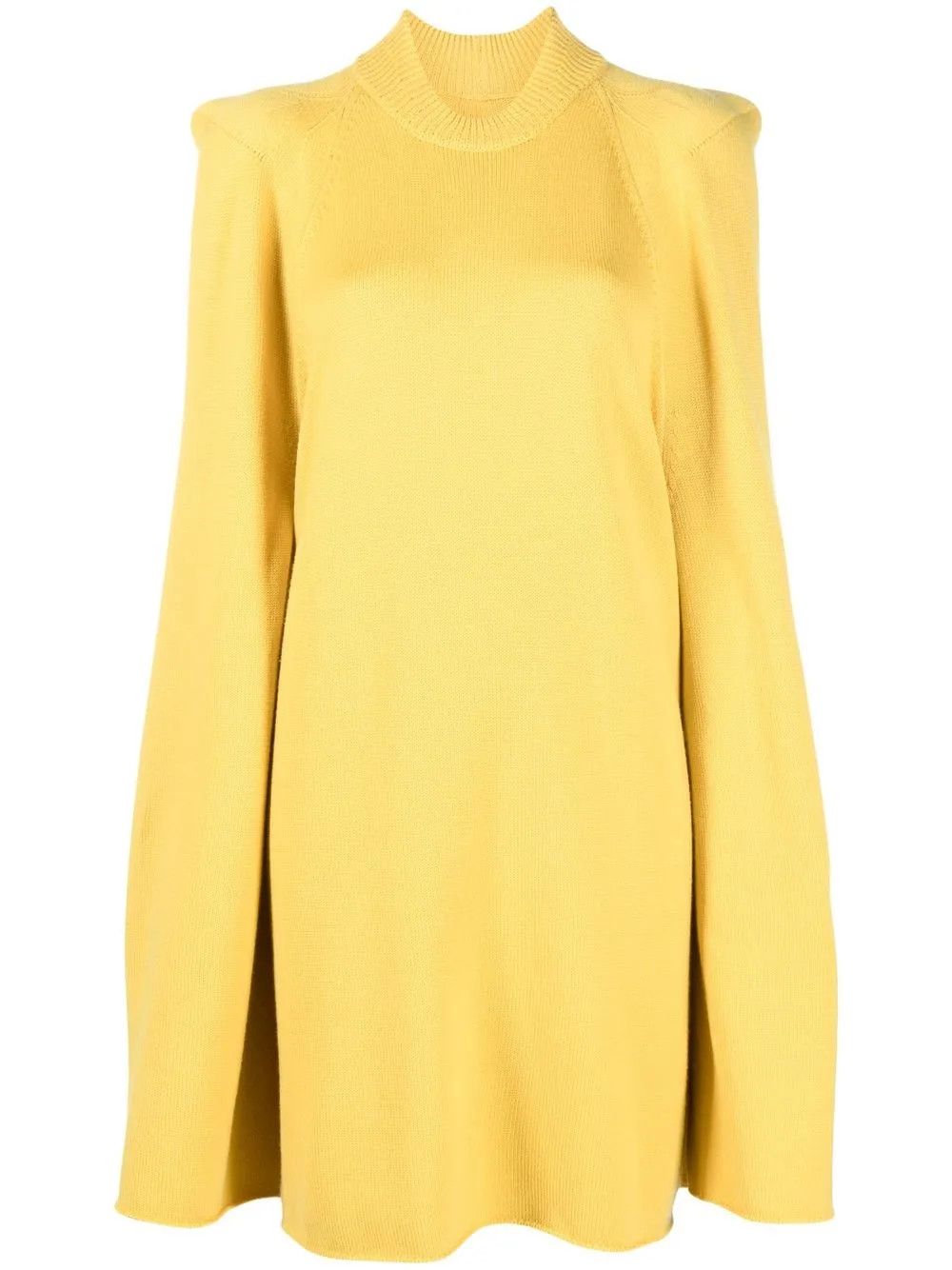Rick Owens o1y0126 Mini Dress in Yellow Size XS / US 0-2 / IT 36-38 - 1 Thumbnail