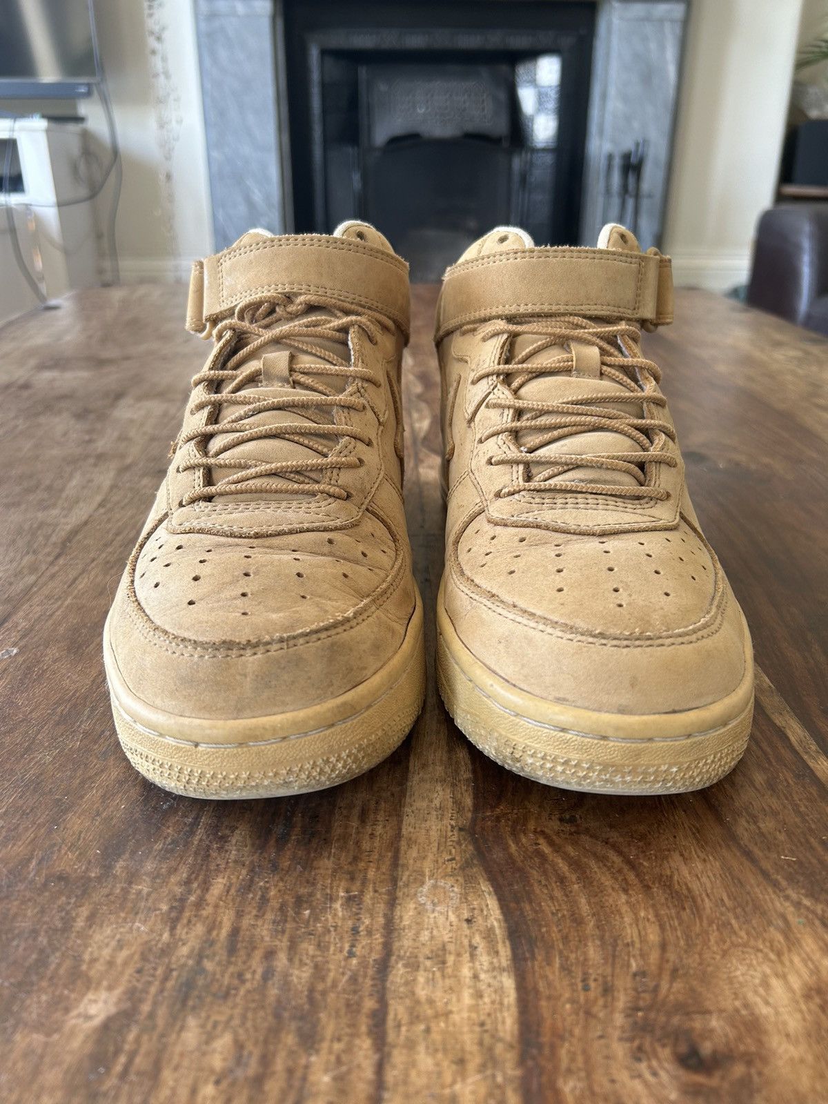 Bape 00s Nigo Era Bape Bapesta FS-019 Mid Suede Wheat Size US 10 / EU 43 - 2 Thumbnail