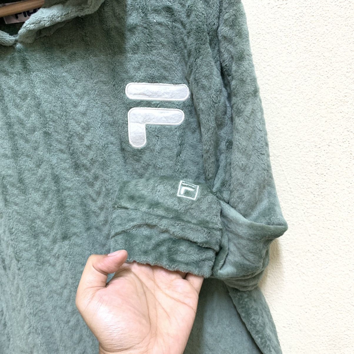 Fila × Vintage Vintage FILA Fleece Hoodie Sweater Size US M / EU 48-50 / 2 - 6 Thumbnail