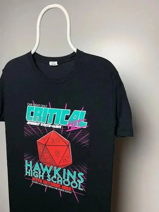 Anime Anima tee hawking high school T-shirt size L black big logo Size US L / EU 52-54 / 3 - 2 Thumbnail