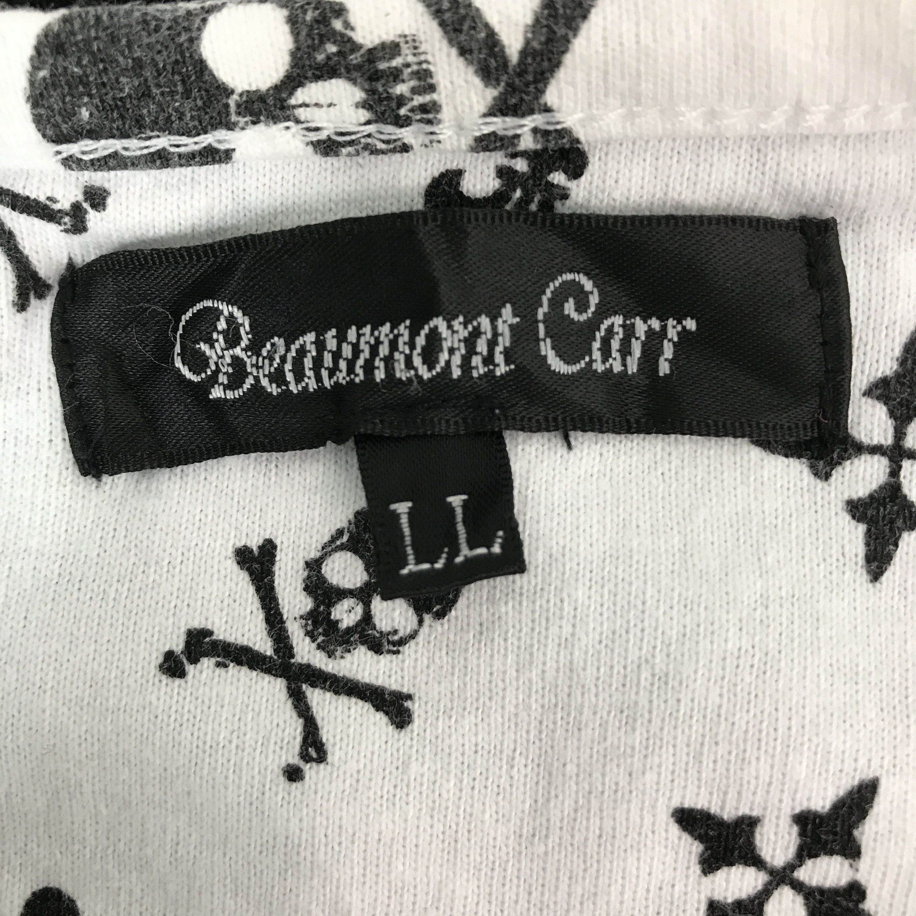 If Six Was Nine BEAUMONT CARR DESIGN ZIP SKULL T-SHIRT Size US L / EU 52-54 / 3 - 7 Thumbnail
