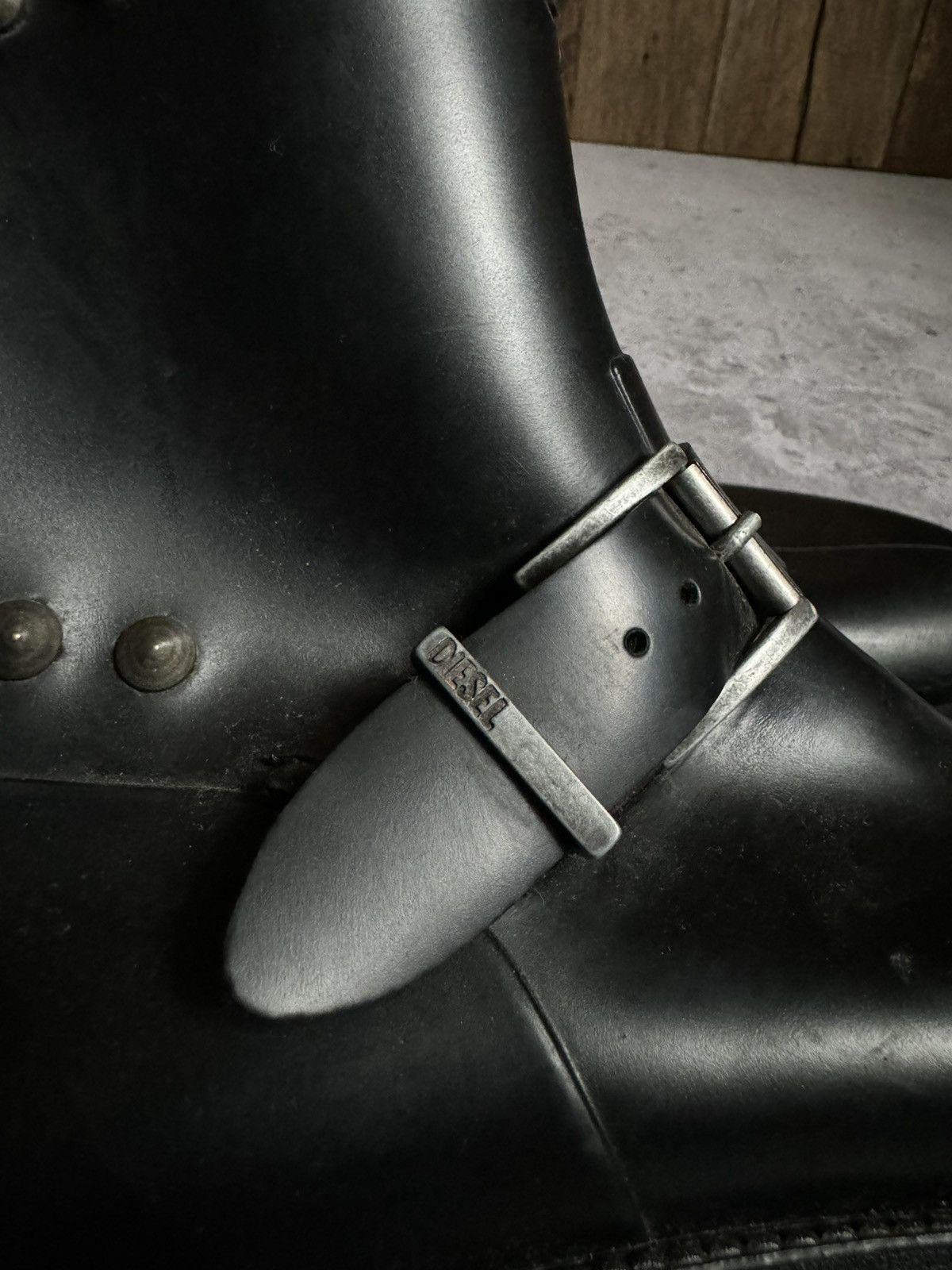 Affliction × Diesel Diesel Women’s Opium Rain Rubber Boots Size US 10 / IT 40 - 9 Thumbnail