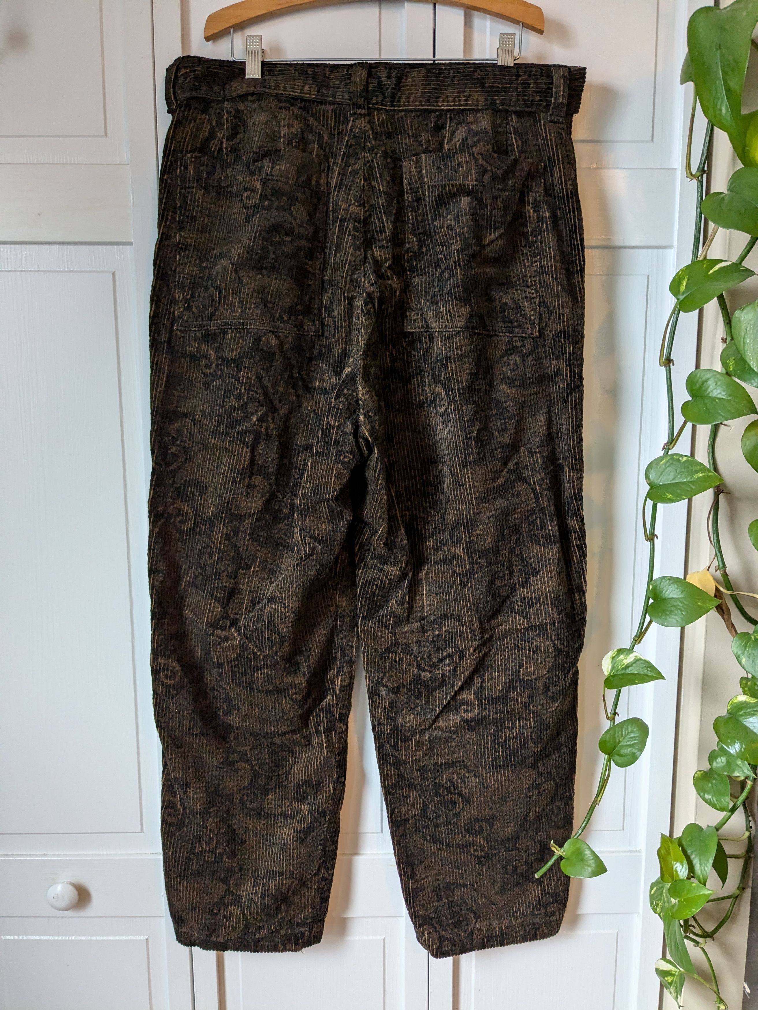 Sophnet. Paisley corduroy trousers Size US 34 / EU 50 - 2 Thumbnail