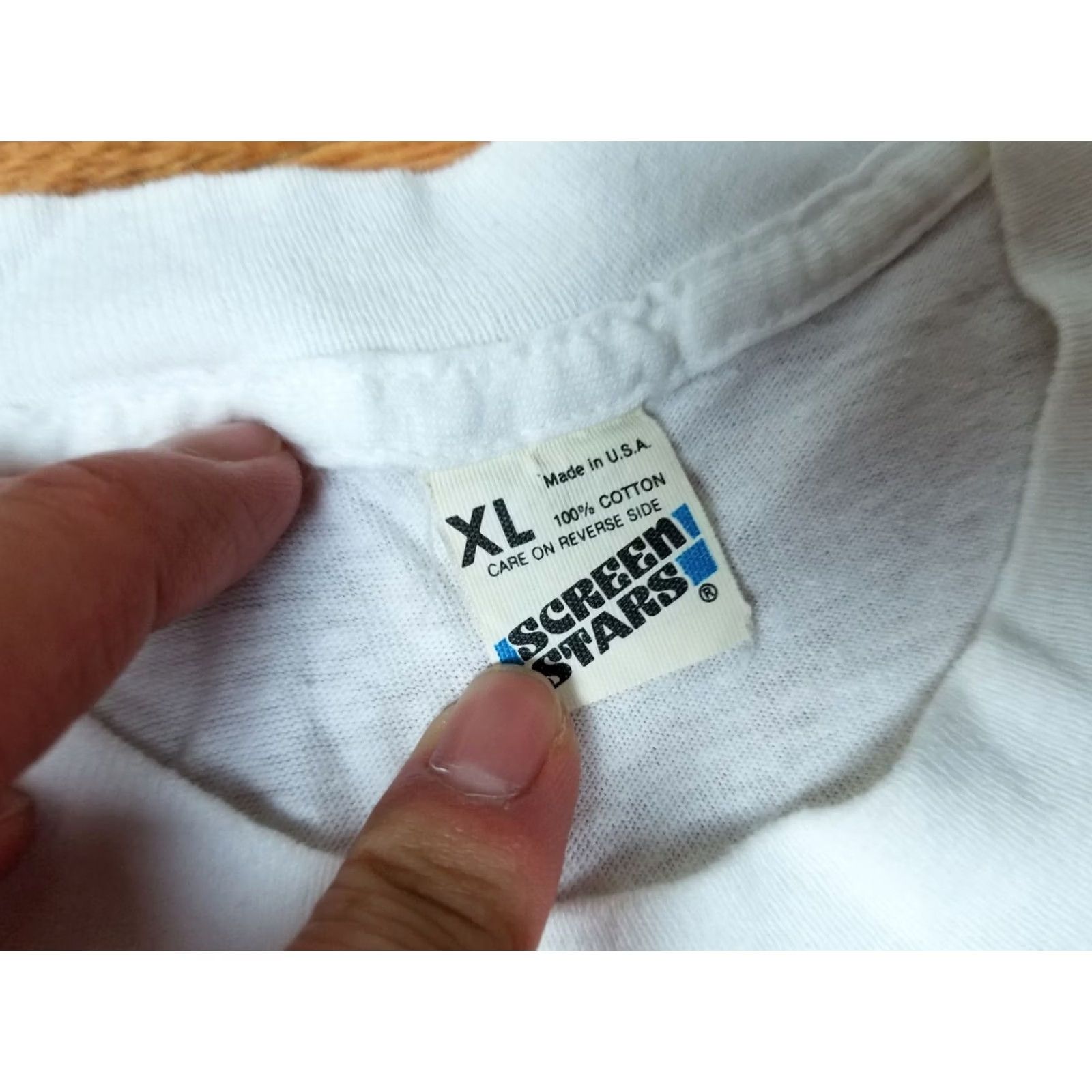 JW Anderson VINTAGE 1990 LAURIE ANDERSON BAND TOUR T-SHIRT XLARGE Mens White Solid Size US XL / EU 56 / 4 - 5 Thumbnail
