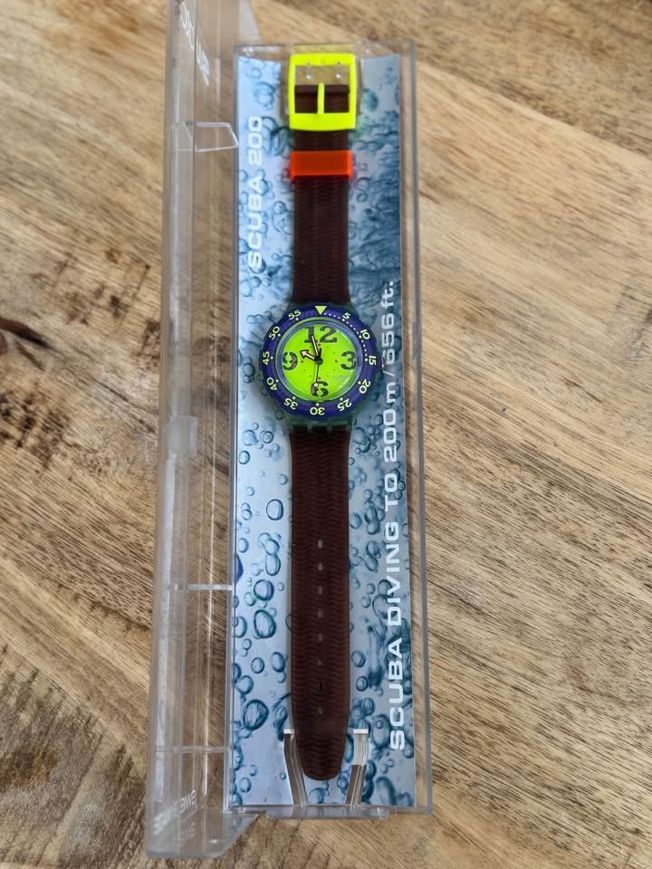 Swatch Swatch Spray Up SDN103 1992 Scuba 200 - New Old Stock 🌊⌚ Size ONE SIZE - 2 Thumbnail
