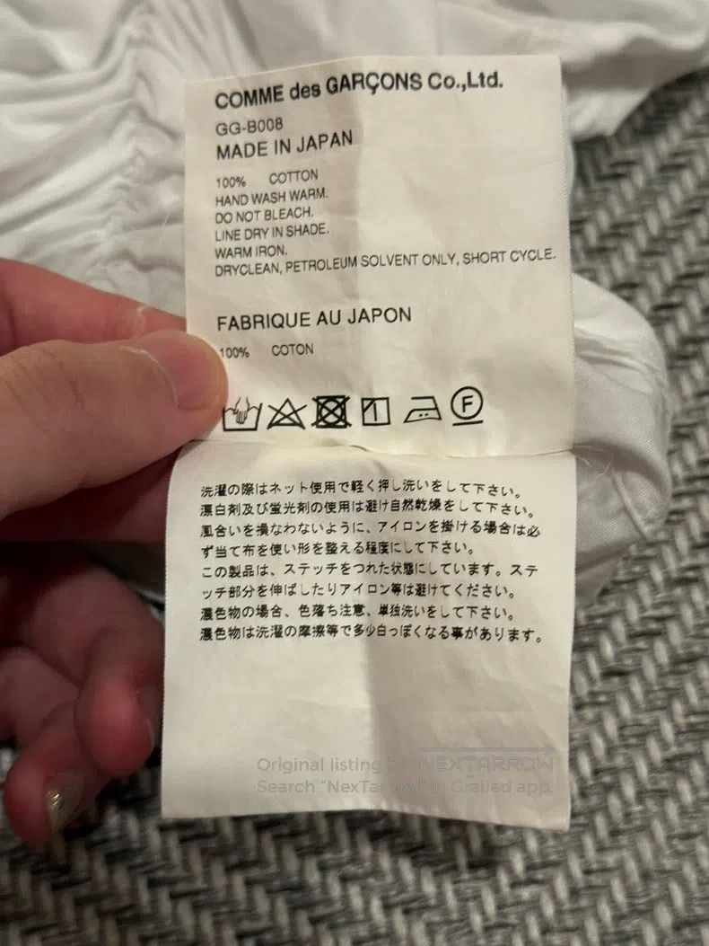 Comme des Garcons Comme Des Garcons Pure white gathered top Size XS / US 0-2 / IT 36-38 - 6 Thumbnail