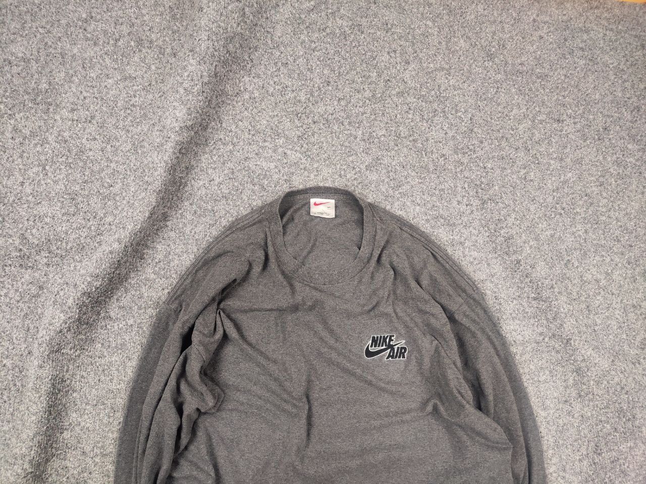 Nike Vintage 90's Nike Air Gray Oversized Long sleeve Y2K Style Size US XL / EU 56 / 4 - 2 Thumbnail