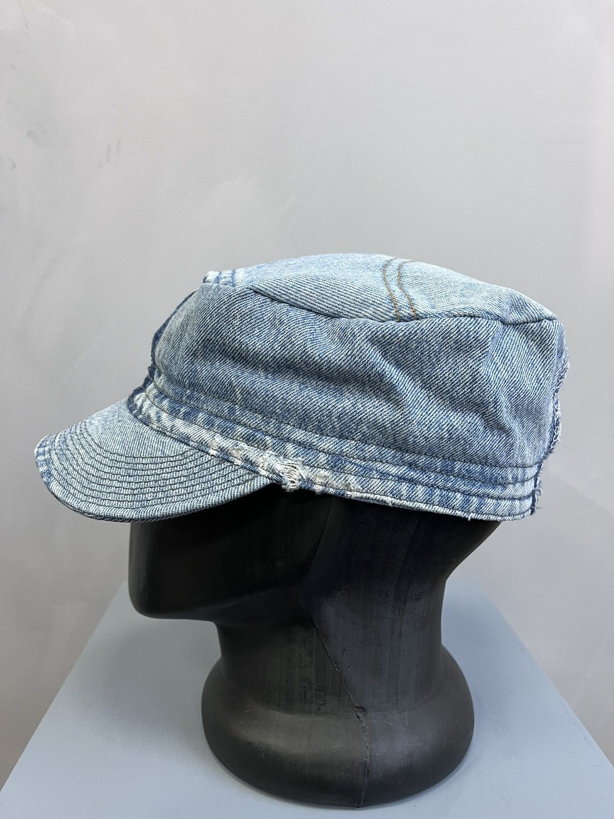 Kapital × Levi's DISTRESSED PATCHWORK REWOKED JAPANESE style CAP Size ONE SIZE - 4 Thumbnail